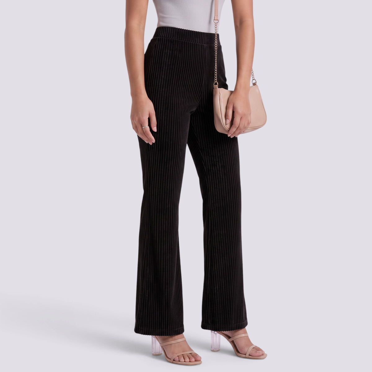 Pantalón Ancho Mujer de Pana