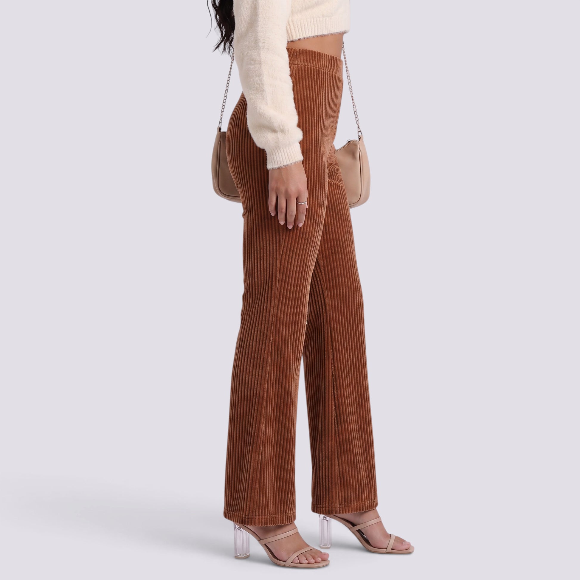 Pantalón Ancho Mujer de Pana