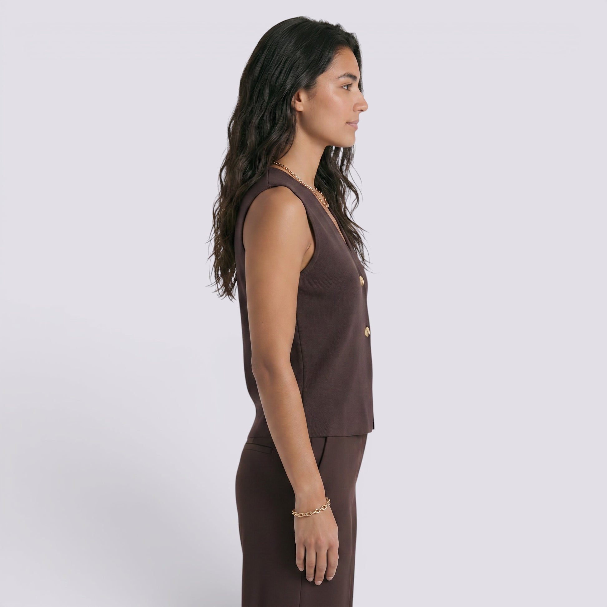 Top de Punto Mujer Elegante