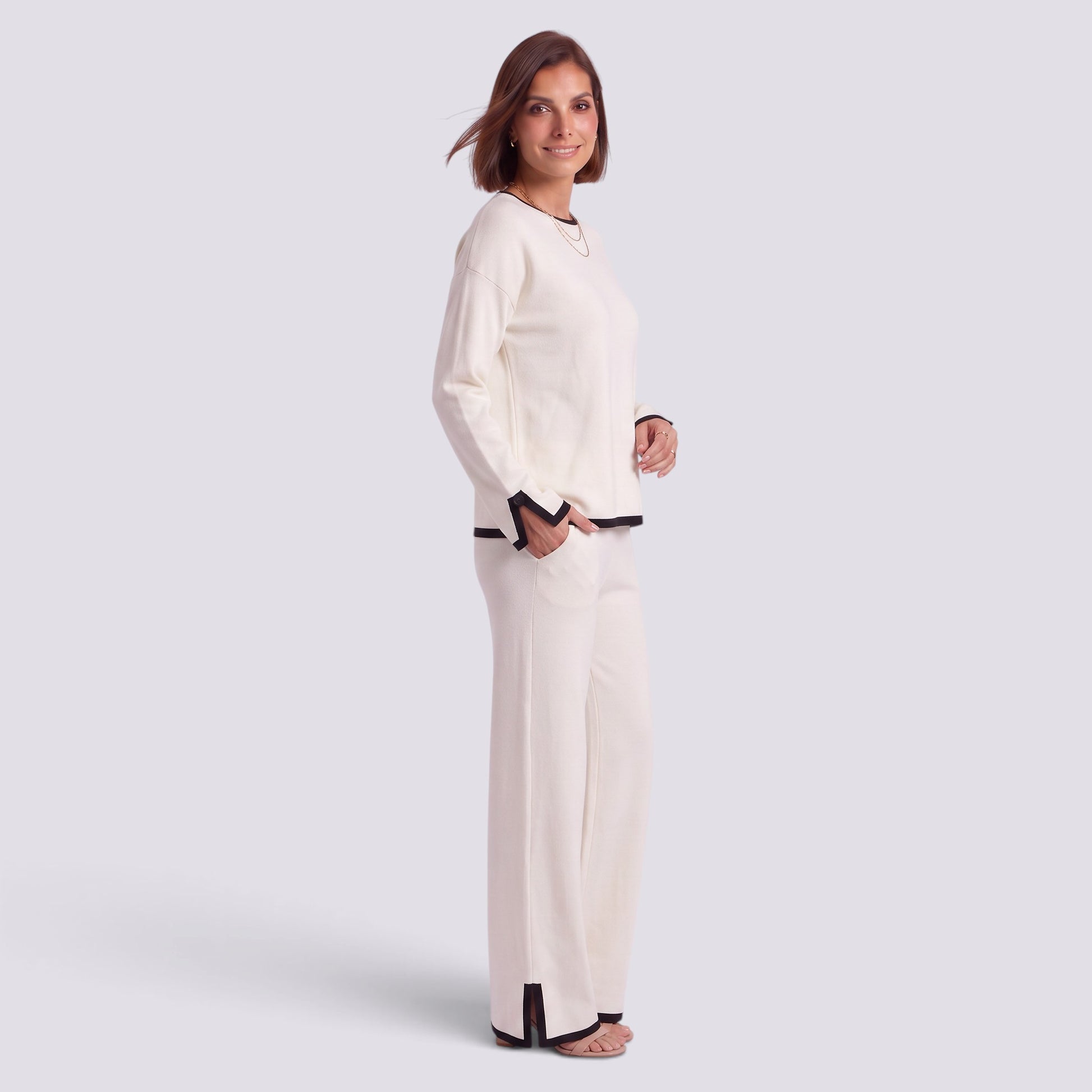 Conjunto Mujer Dos Piezas de Punto