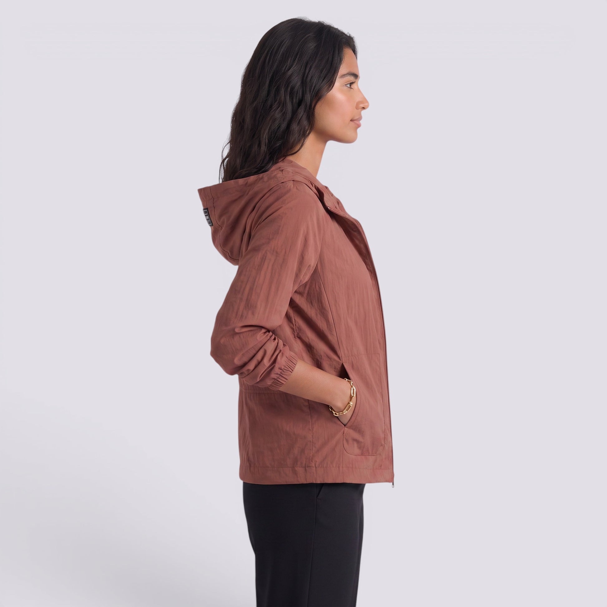 Chaqueta Mujer Ligera con Capucha