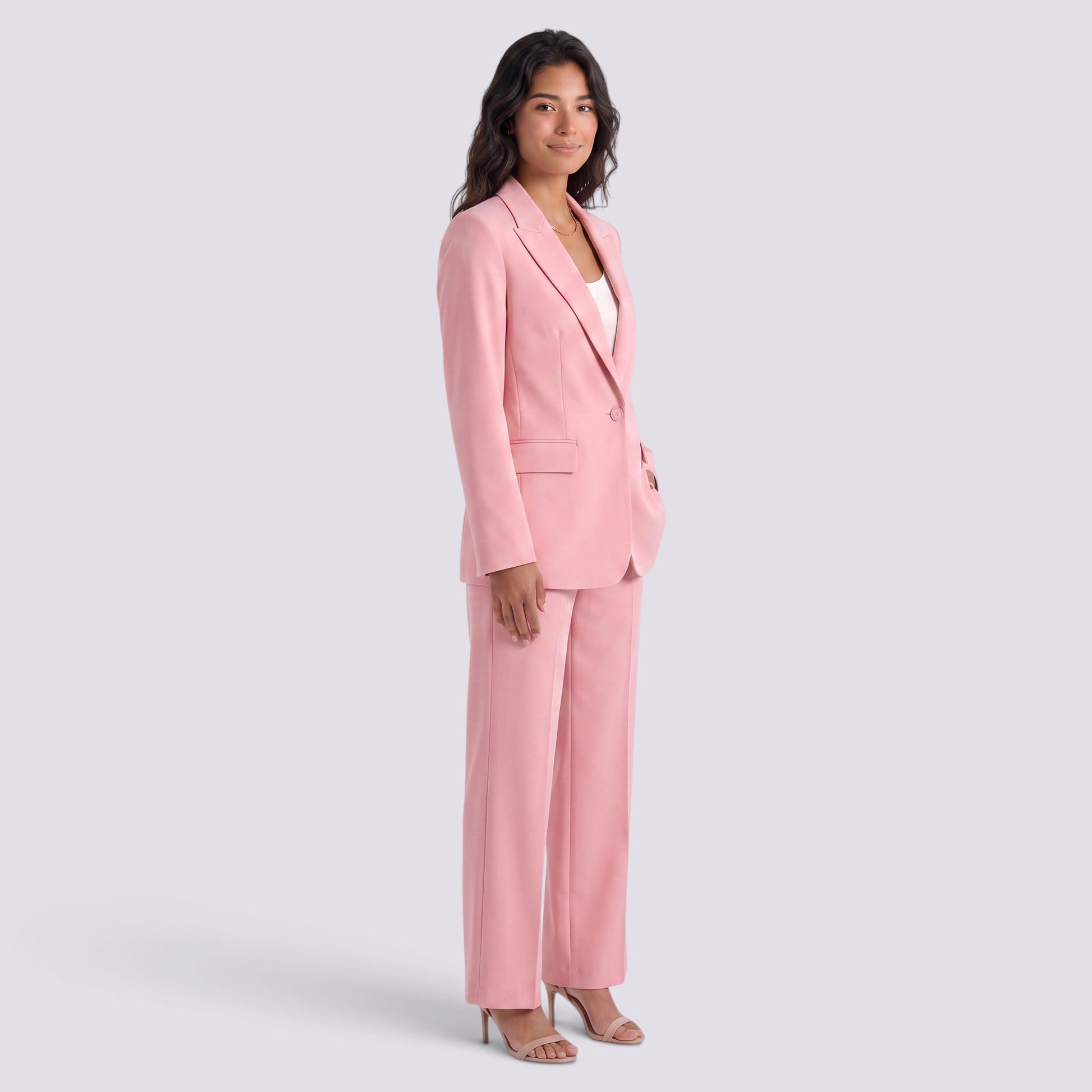 Blazer Mujer Entallado Costuras Decorativas