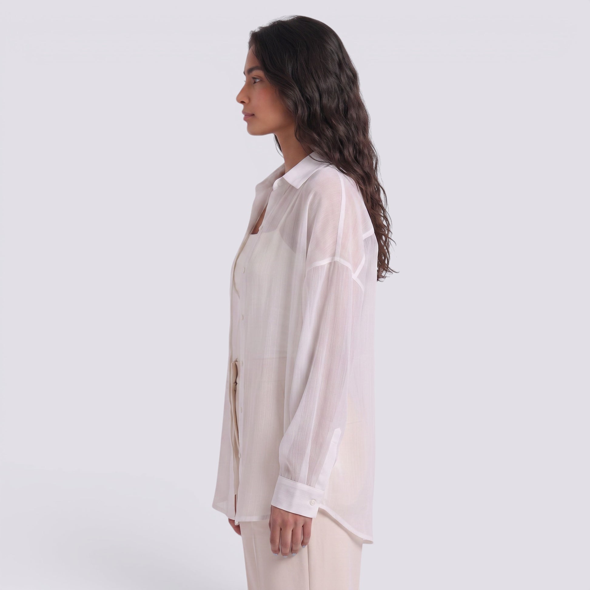 Chaqueta Mujer Ligera para Verano Efecto Perlado