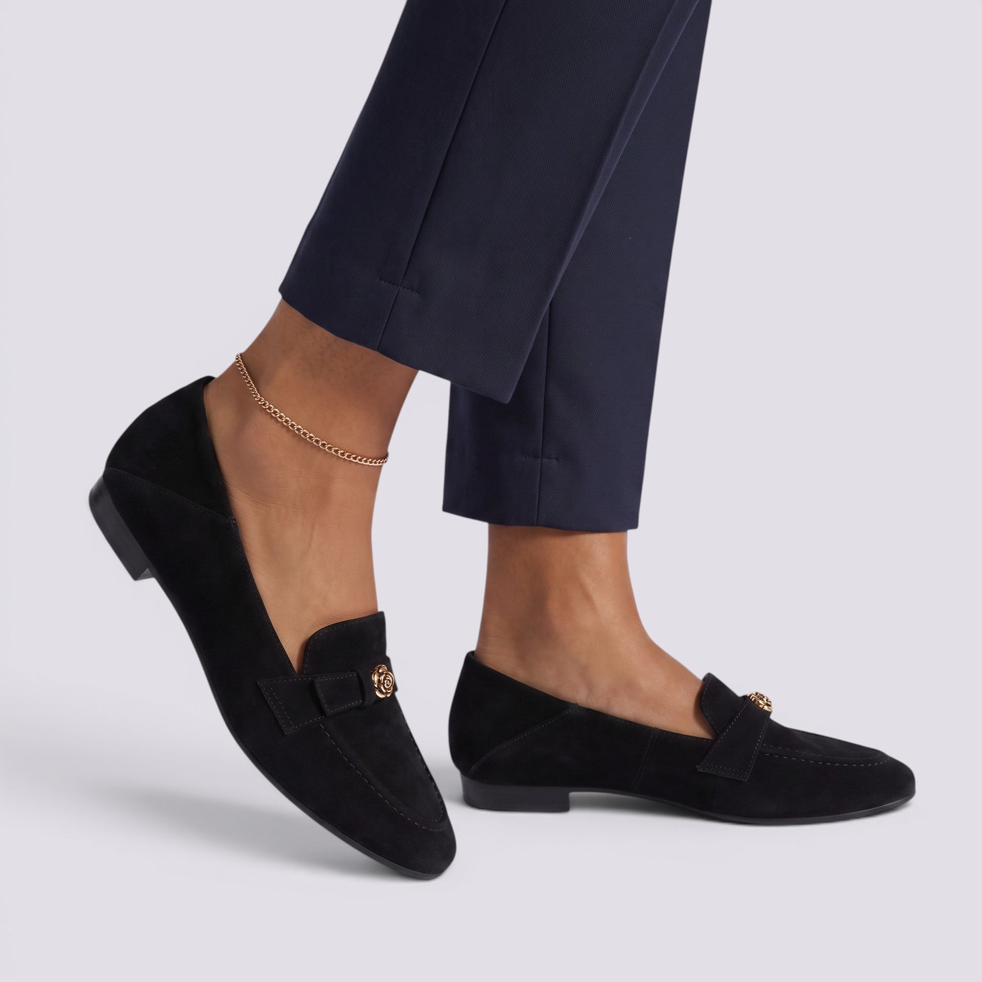 Zapatos Mujer Mocasines Tacón Bajo Elegantes