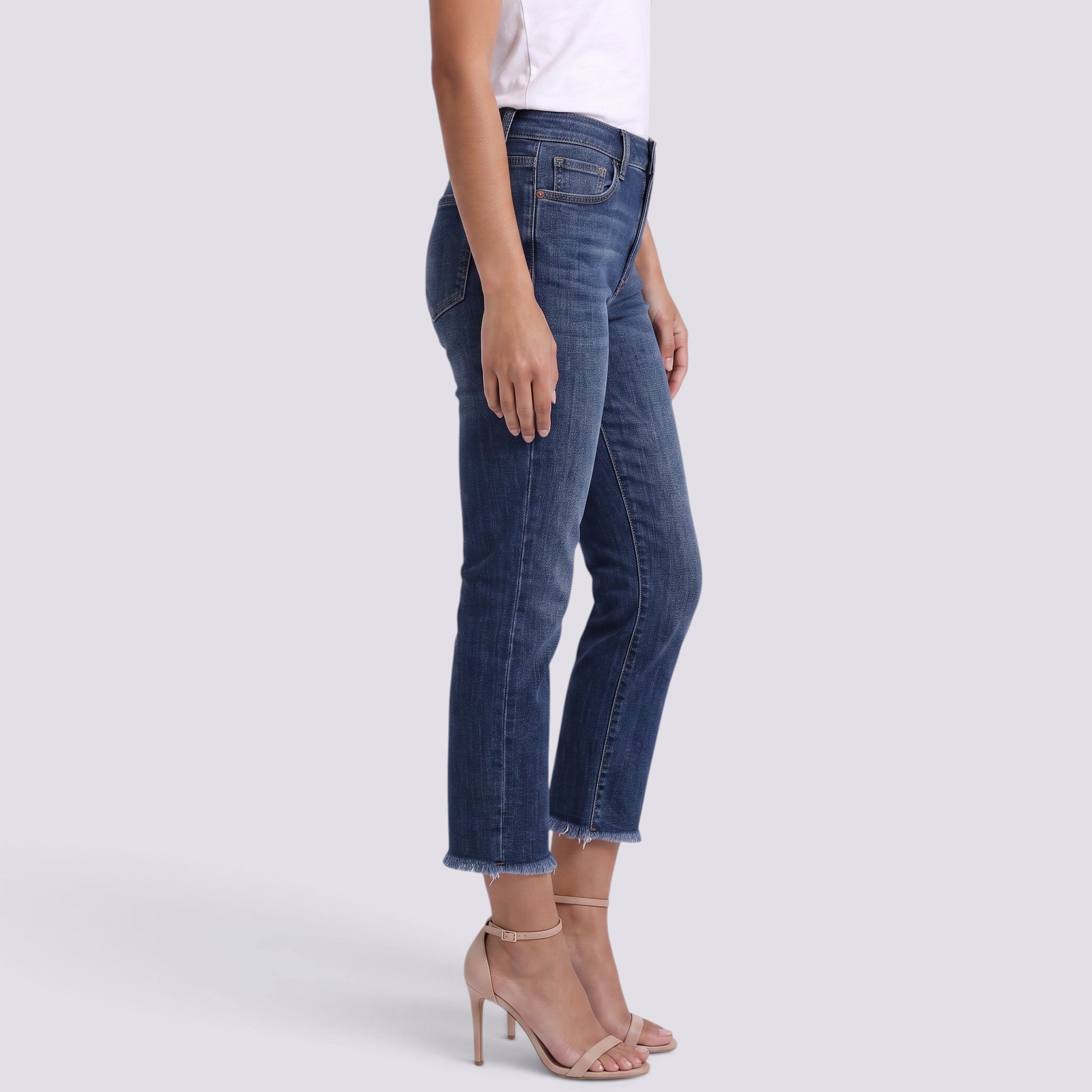 Pantalón Vaquero Mujer Slim Cintura Alta