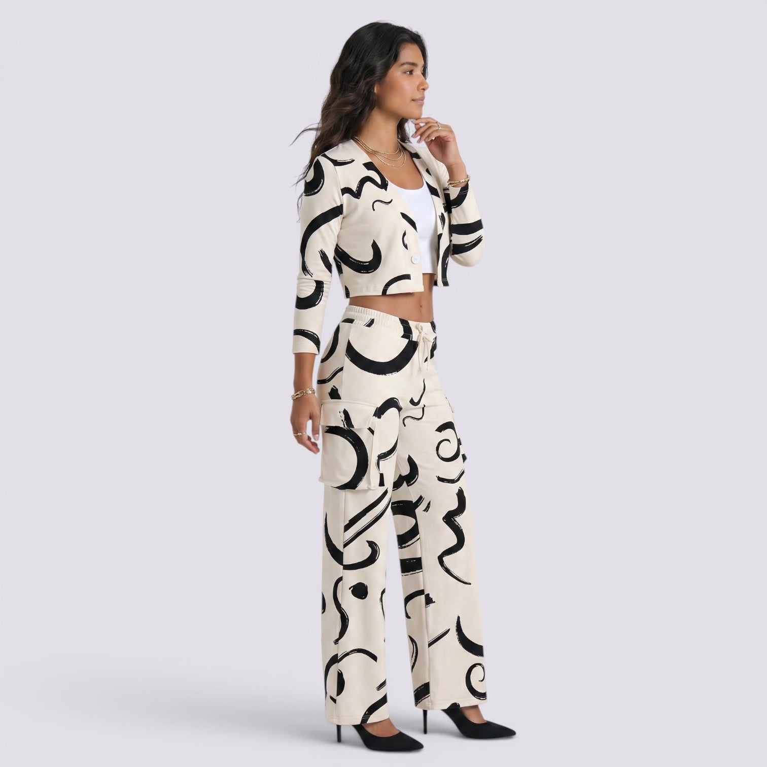 Conjunto Cargo Mujer Dos Piezas