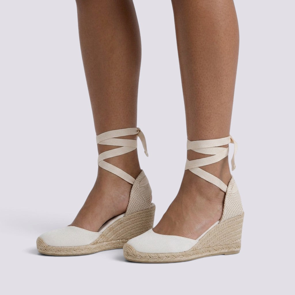 Sandalias Mujer con Cuña de Esparto