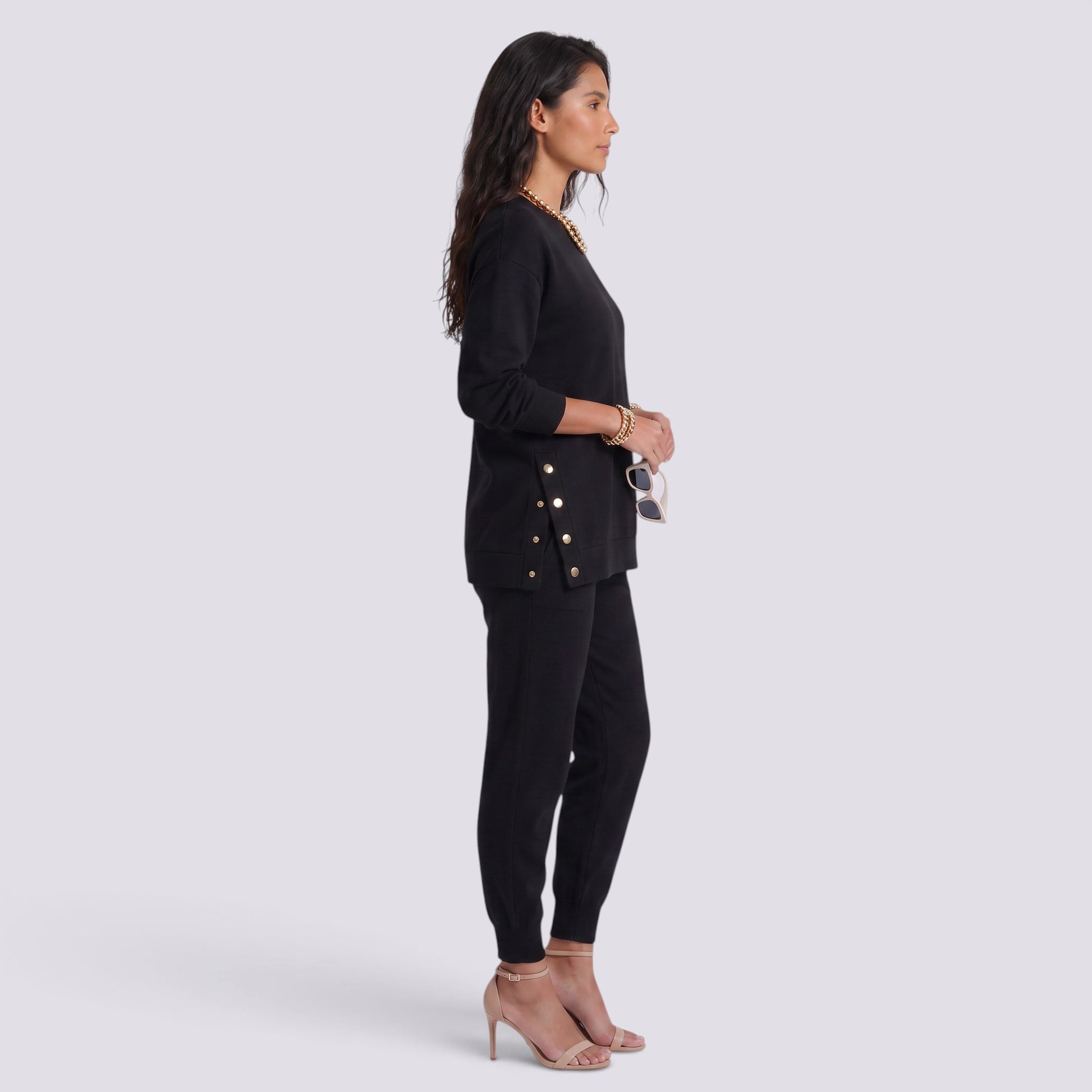 Conjunto Dos Piezas Mujer Camisa Pantalón Tobillero