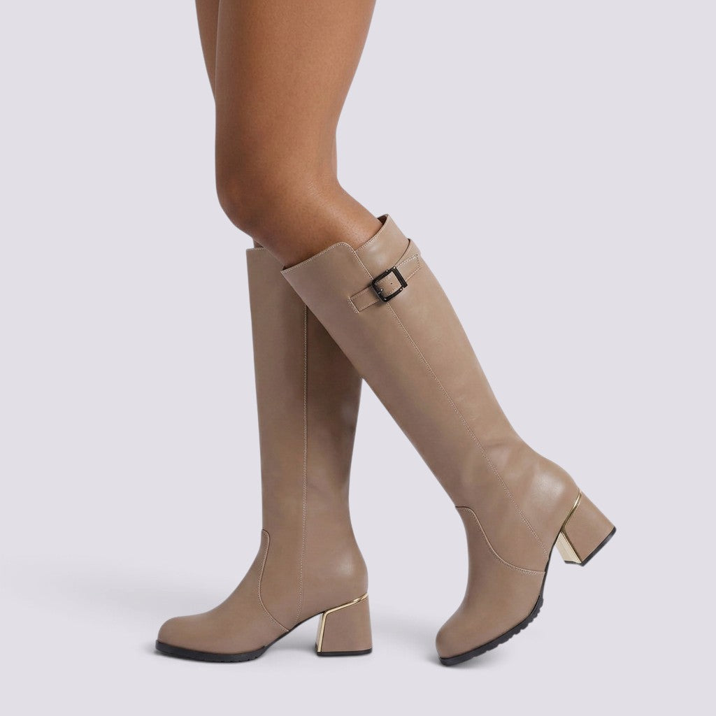 Botas Altas Mujer con Hebilla