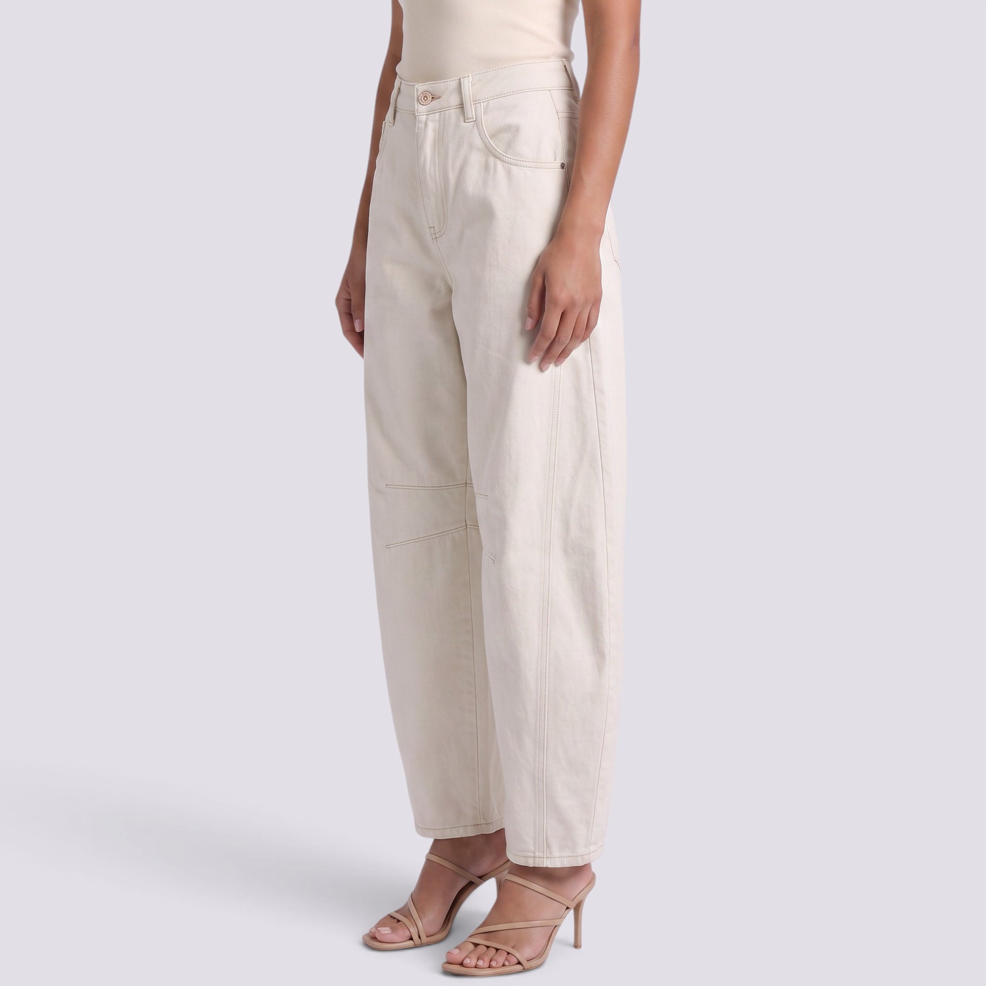Pantalón Ancho Mujer Fluido Elegante
