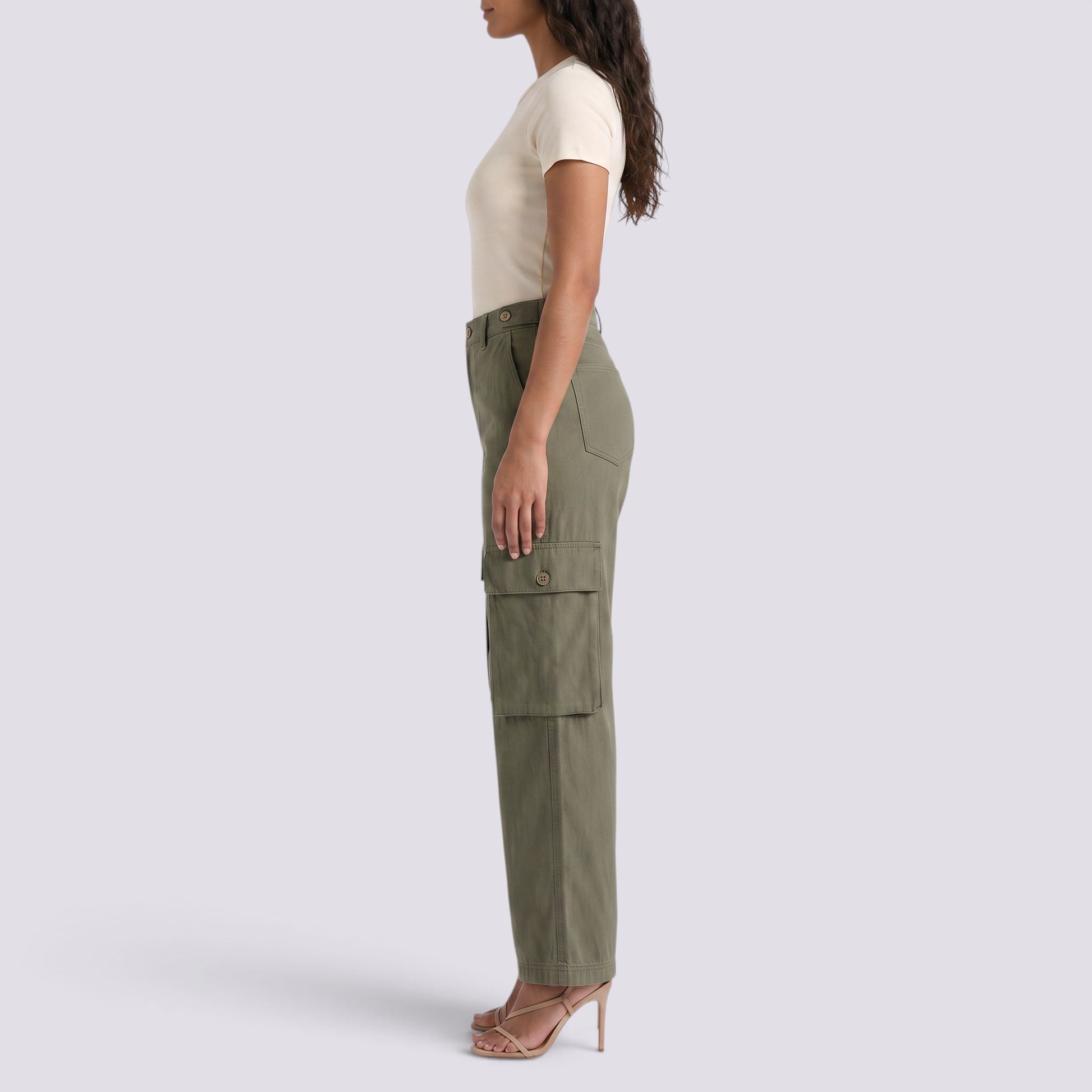 Vaqueros Cargo Mujer Multibolsillos