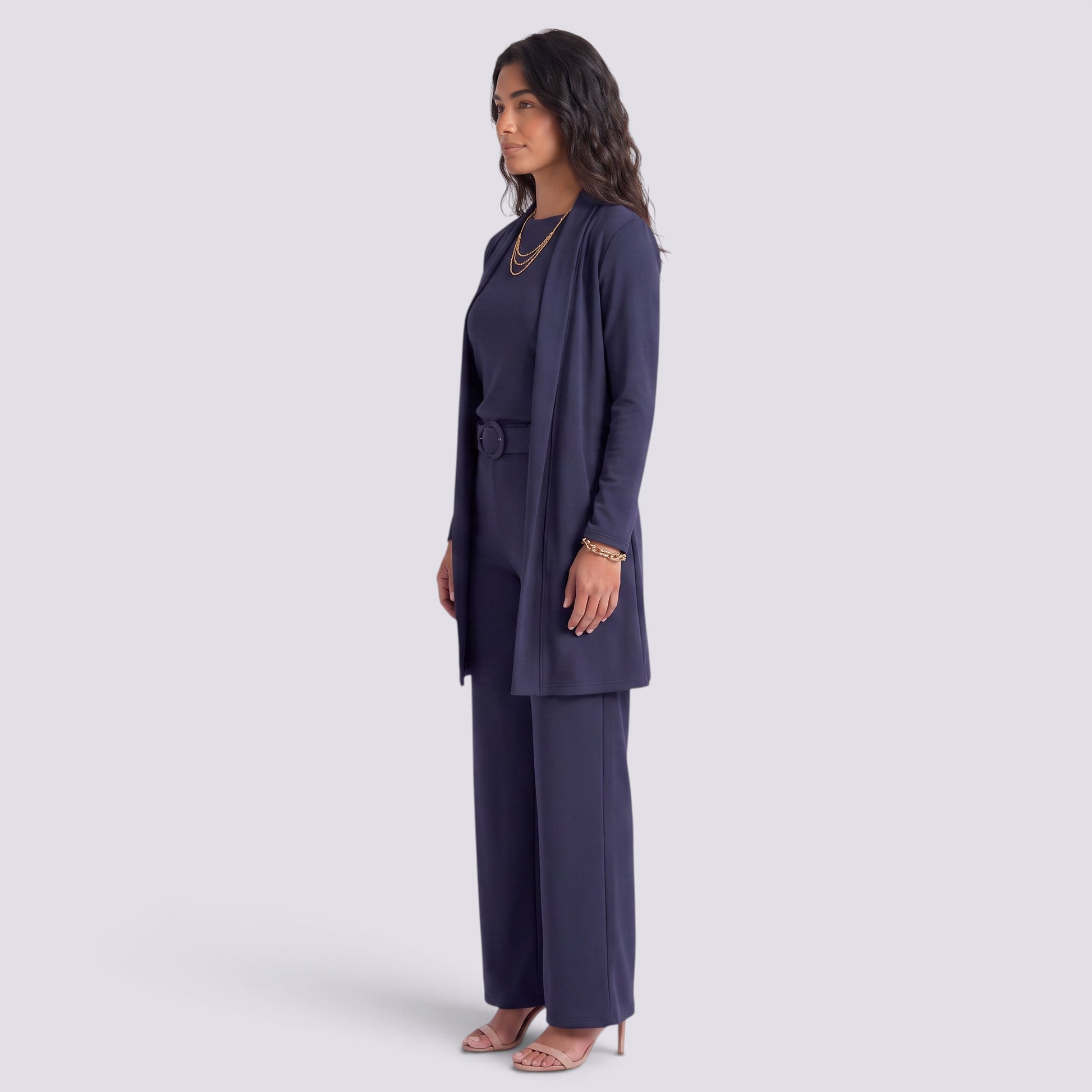 Conjunto Mujer Top Pantalón con Cinturón