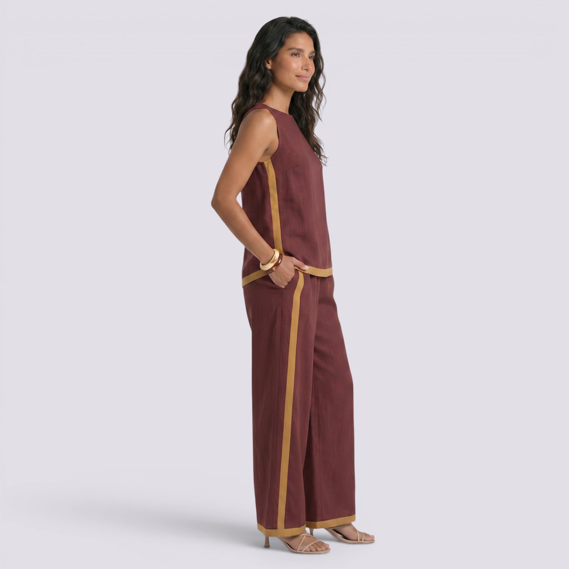 Conjunto Mujer Dos Piezas Elegante Verano
