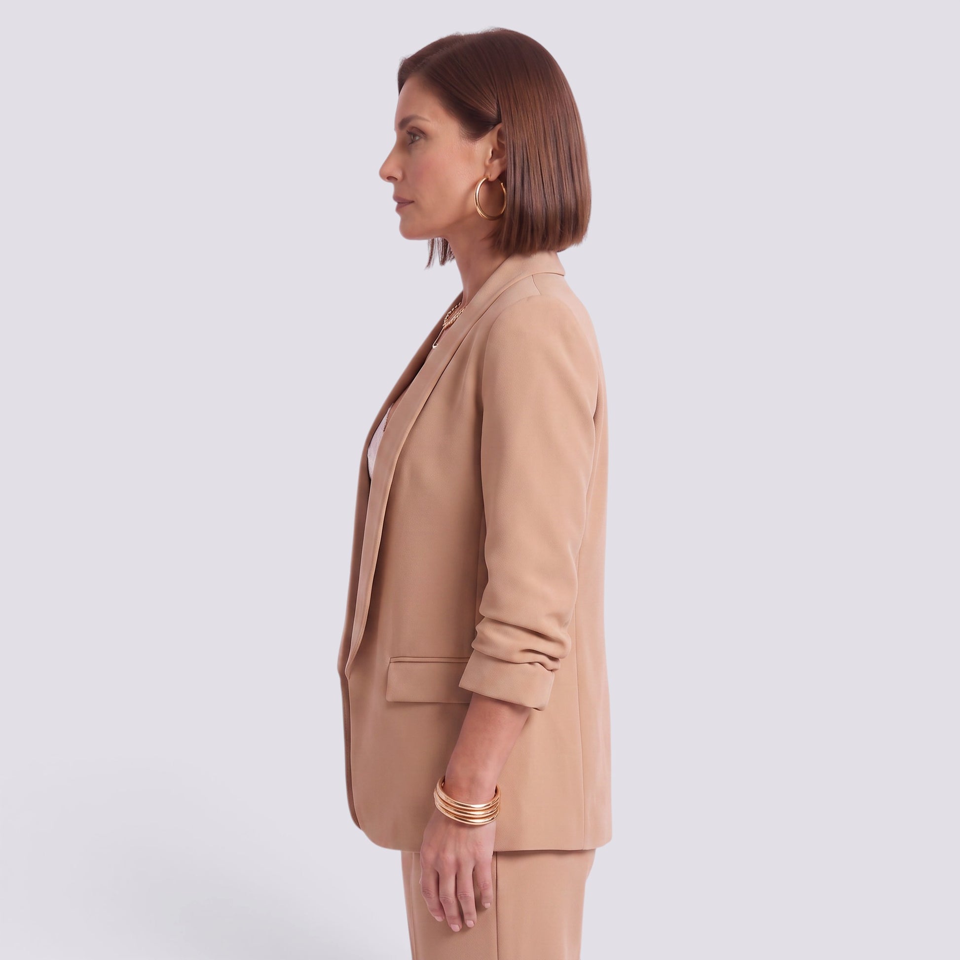 Blazer Mujer Entallado Elegante Corte Profesional