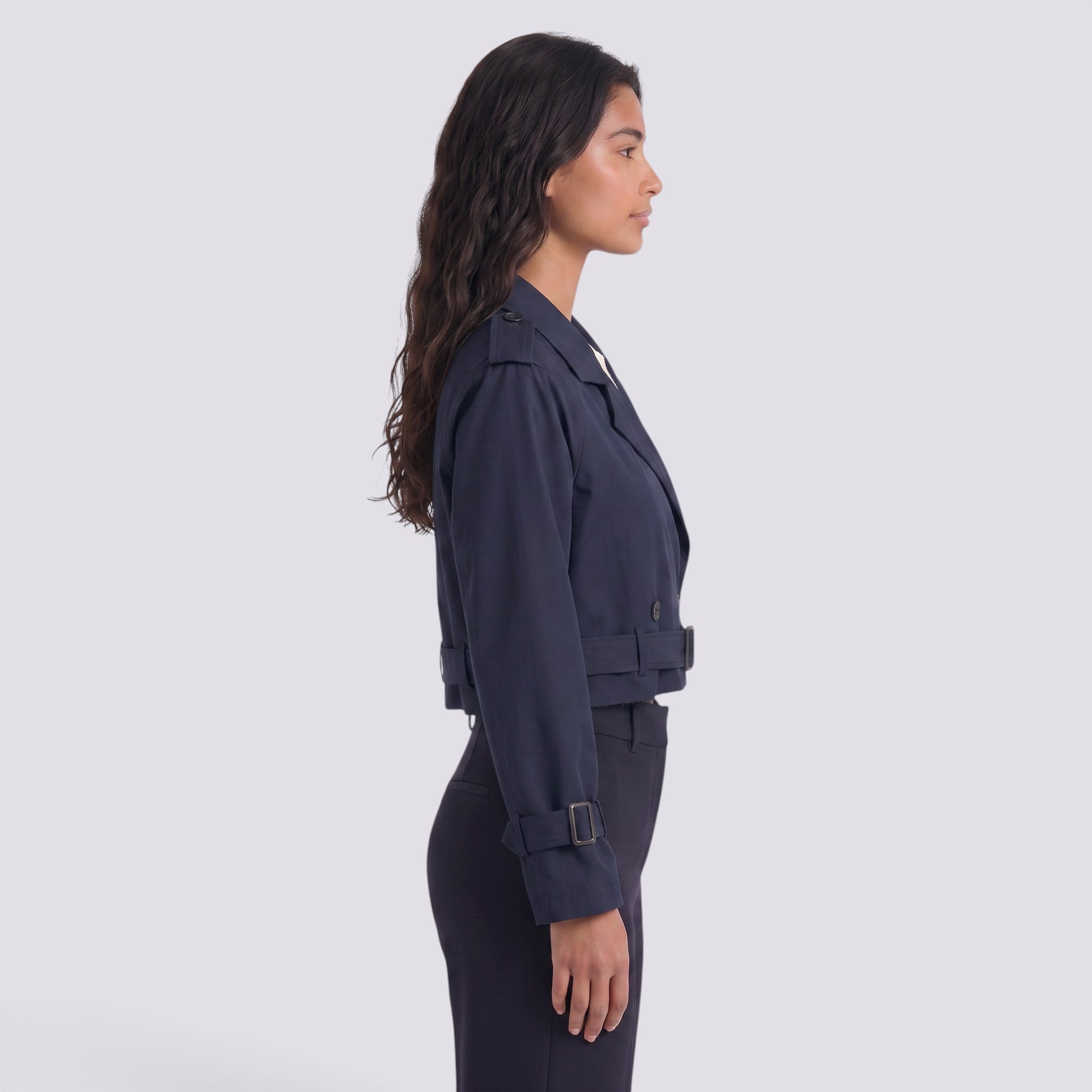 Chaqueta Mujer Corta Cortavientos Estilo