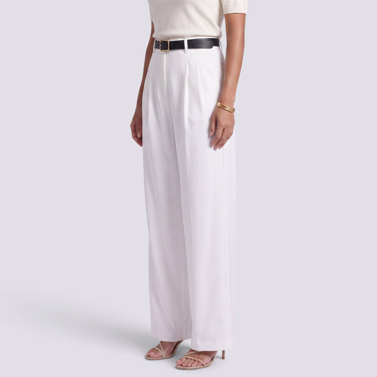 Pantalón Recto Mujer Cintura Alta