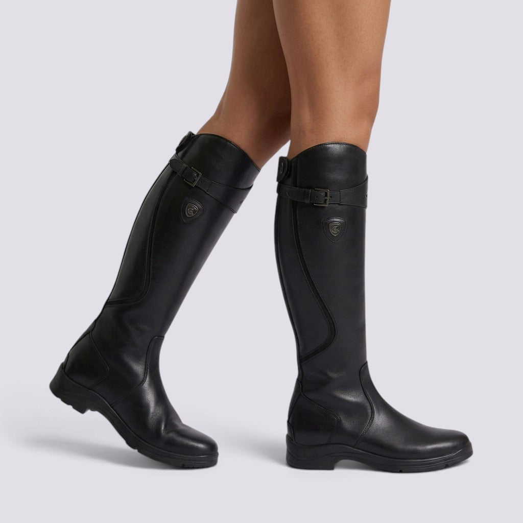 Botas Mujer Caña Media Tacón Grueso