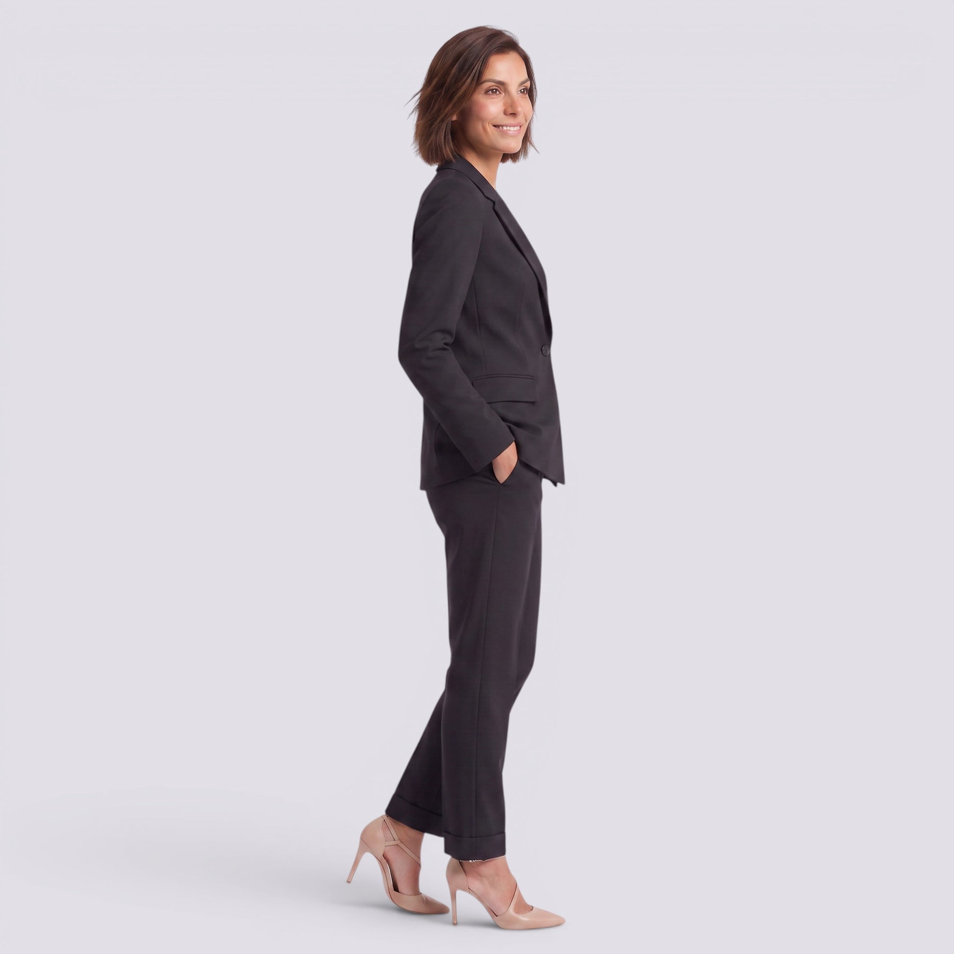 Traje de Chaqueta Mujer Elegante de Dos Piezas
