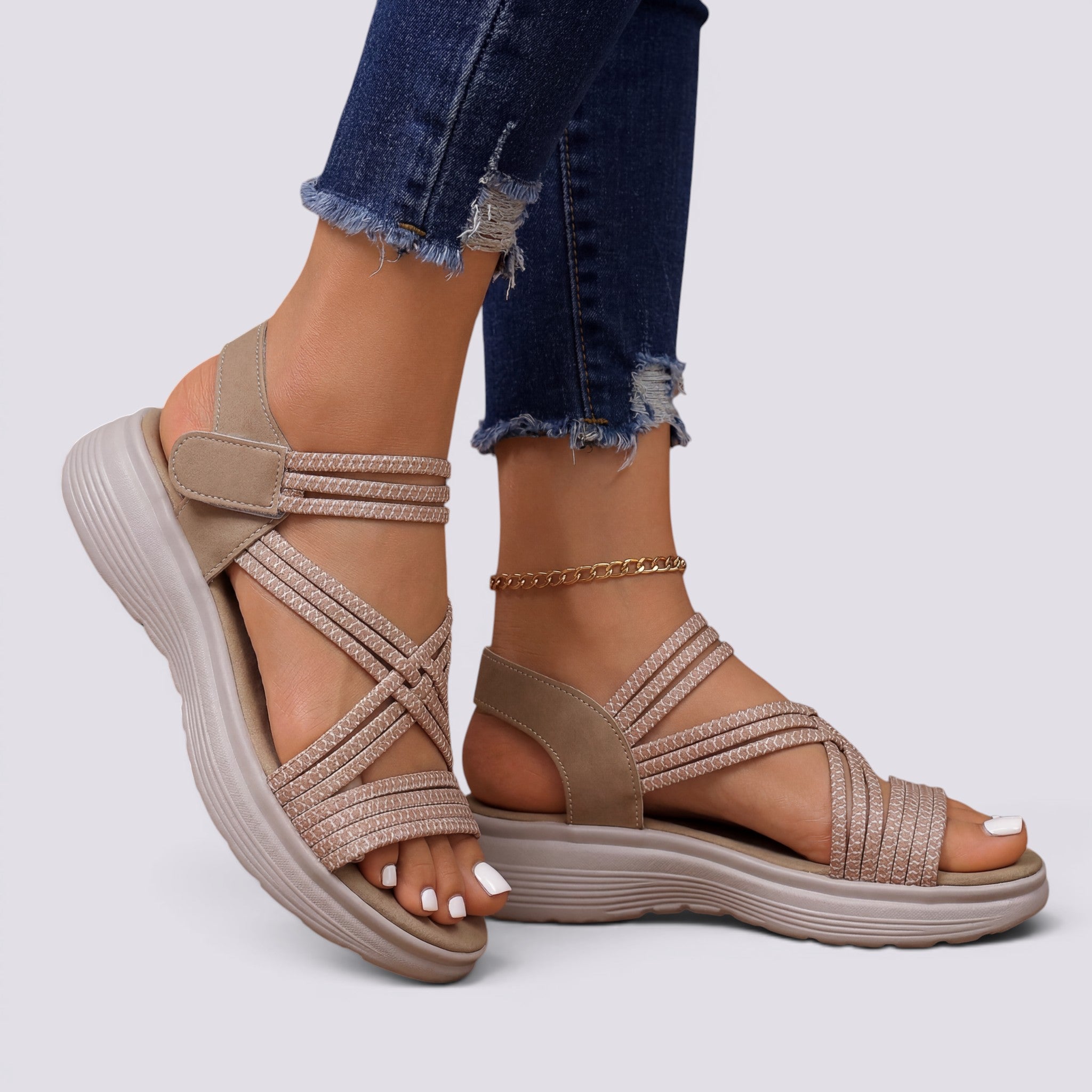 Sandalias Cuña Mujer Verano