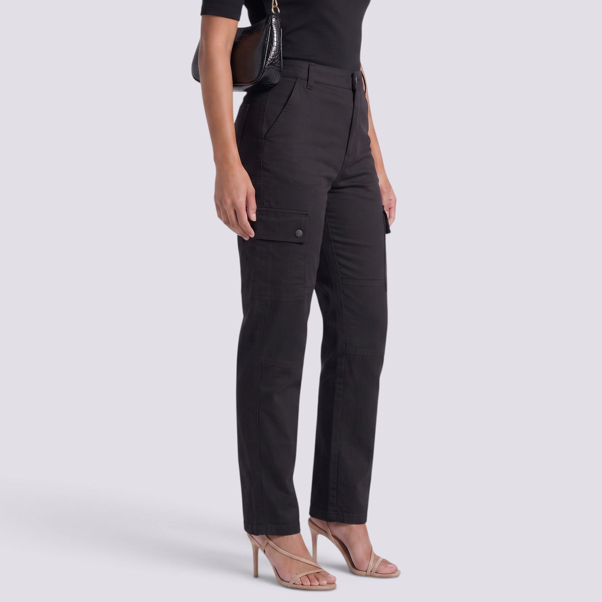 Pantalón Cargo Mujer Tiro Alto