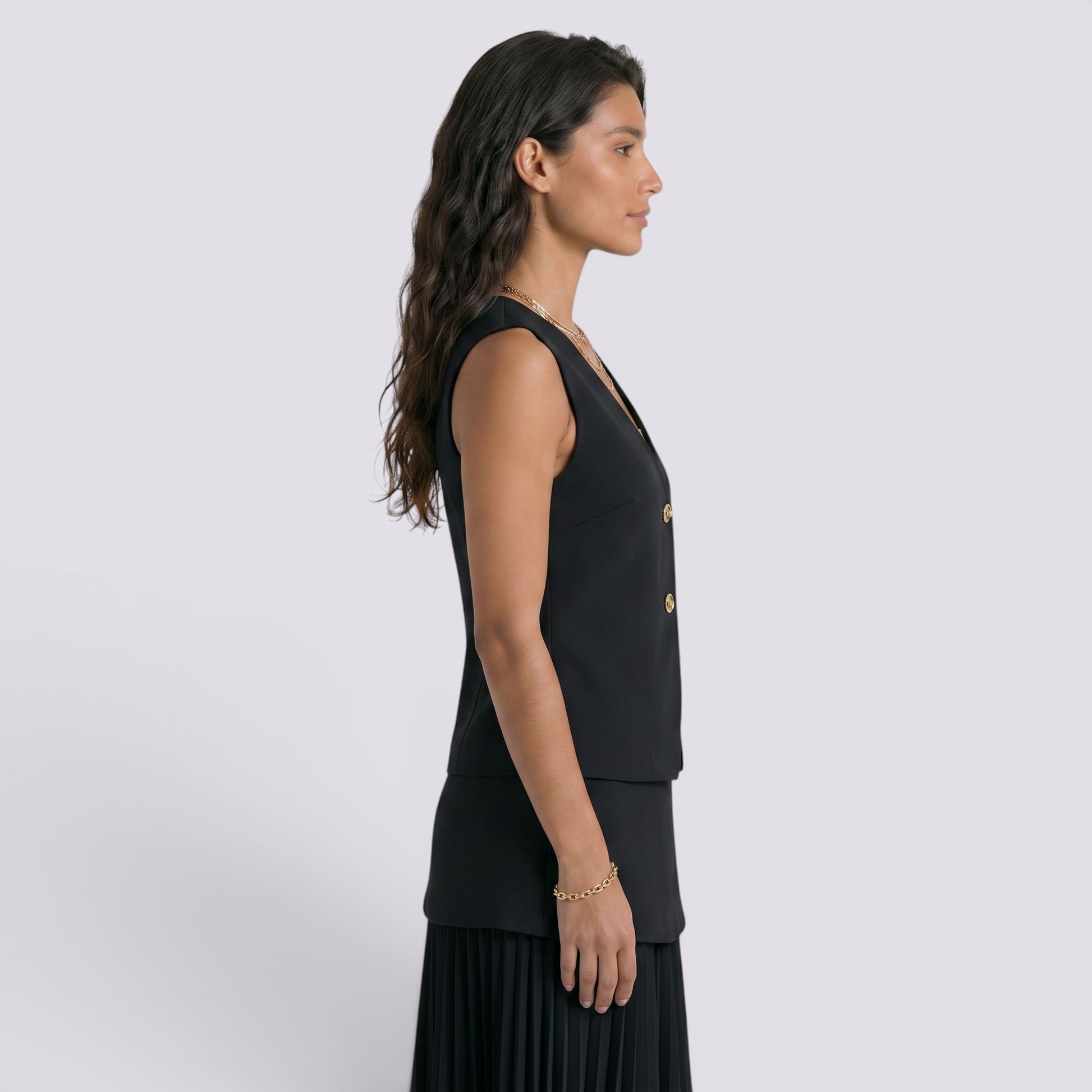 Top de Punto Mujer Elegante