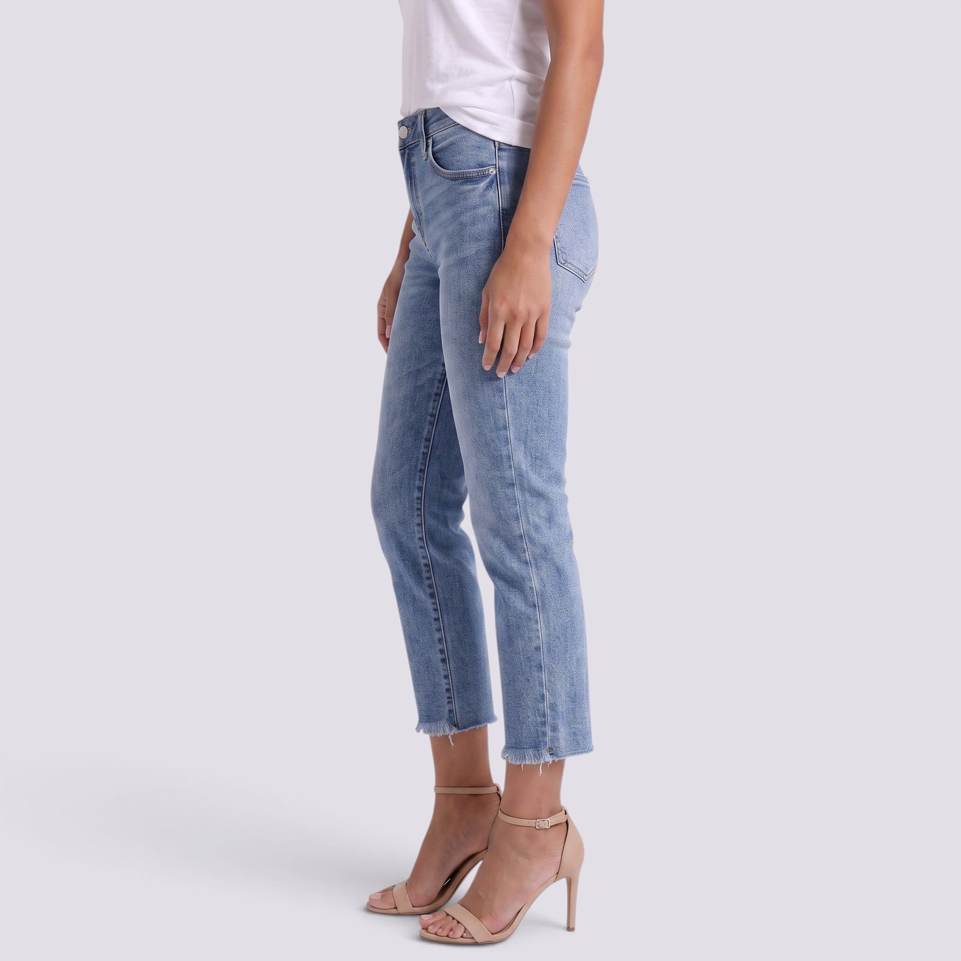 Pantalón Vaquero Mujer Slim Cintura Alta