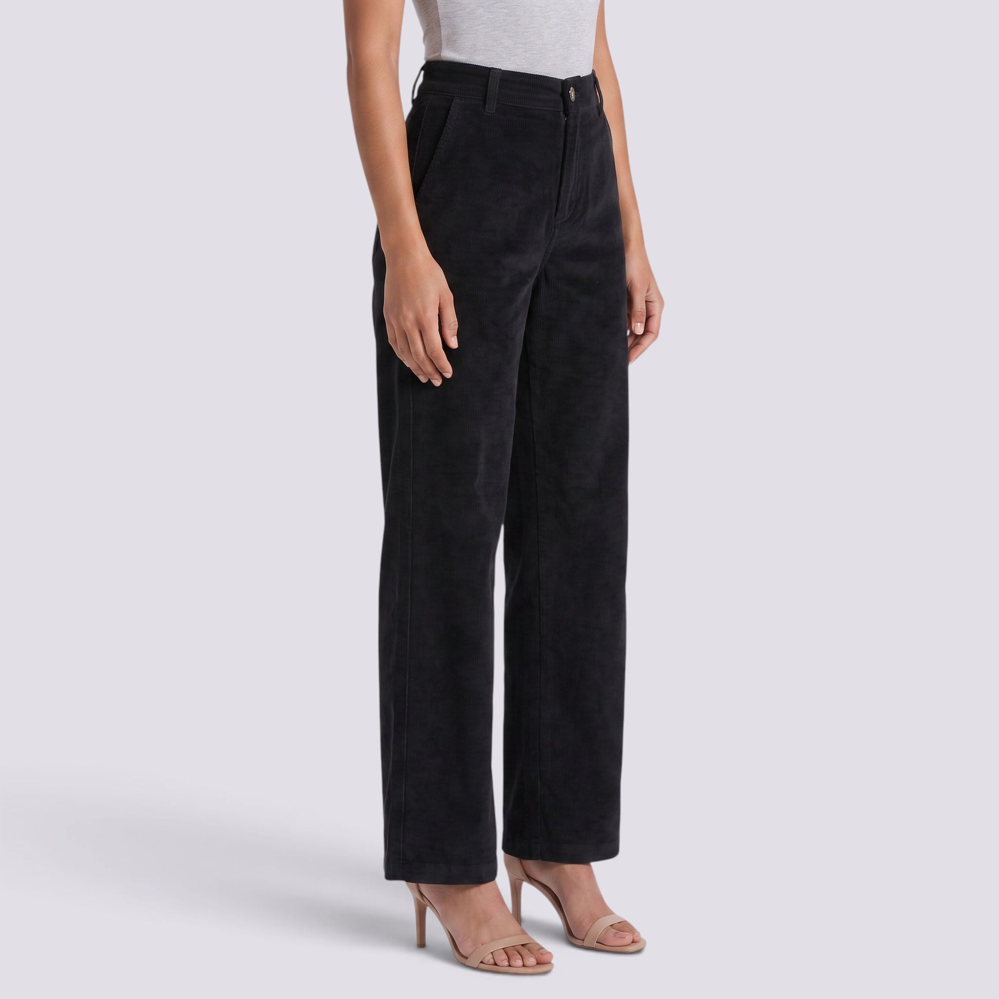 Pantalón Mujer Recto Tiro Alto