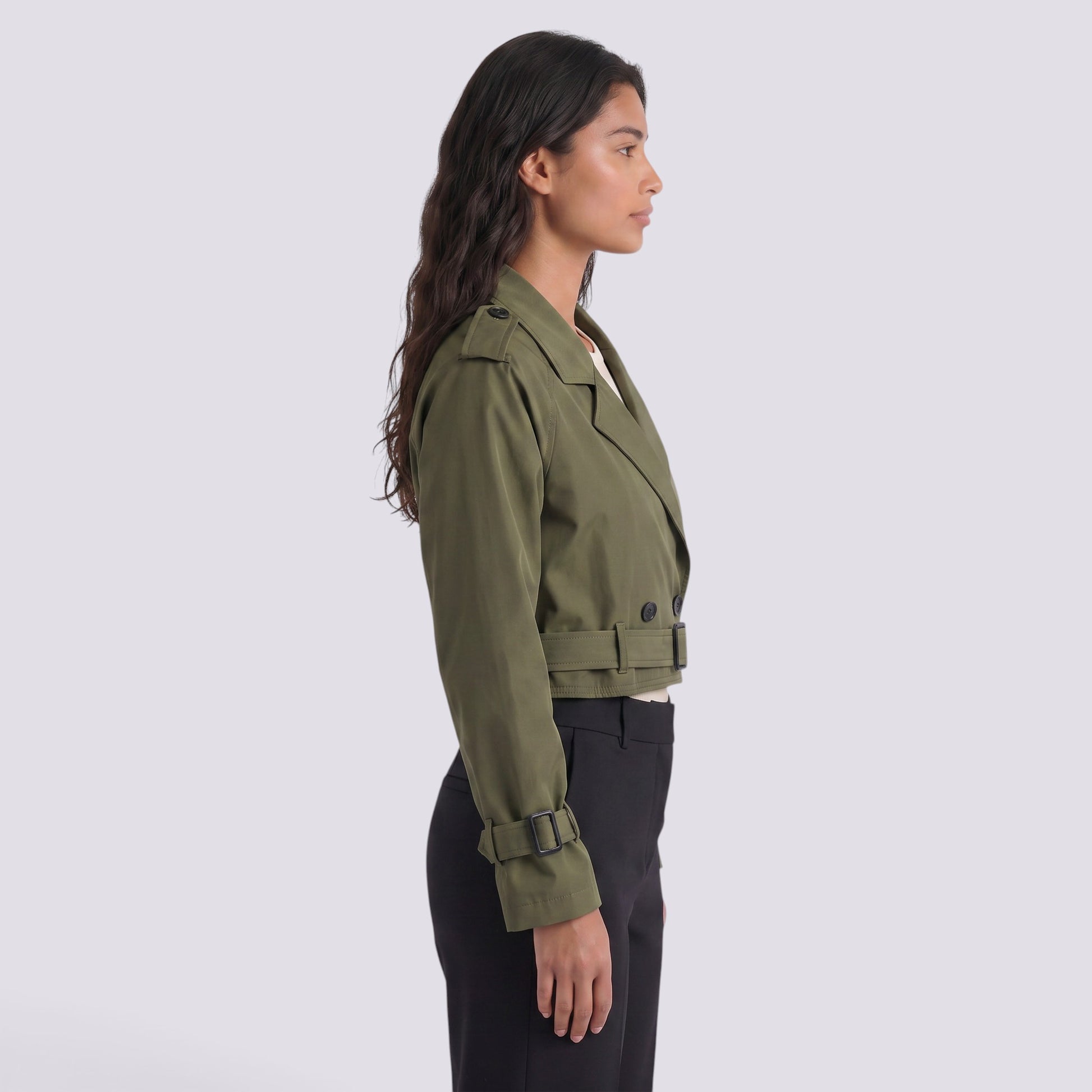 Chaqueta Mujer Corta Cortavientos Estilo