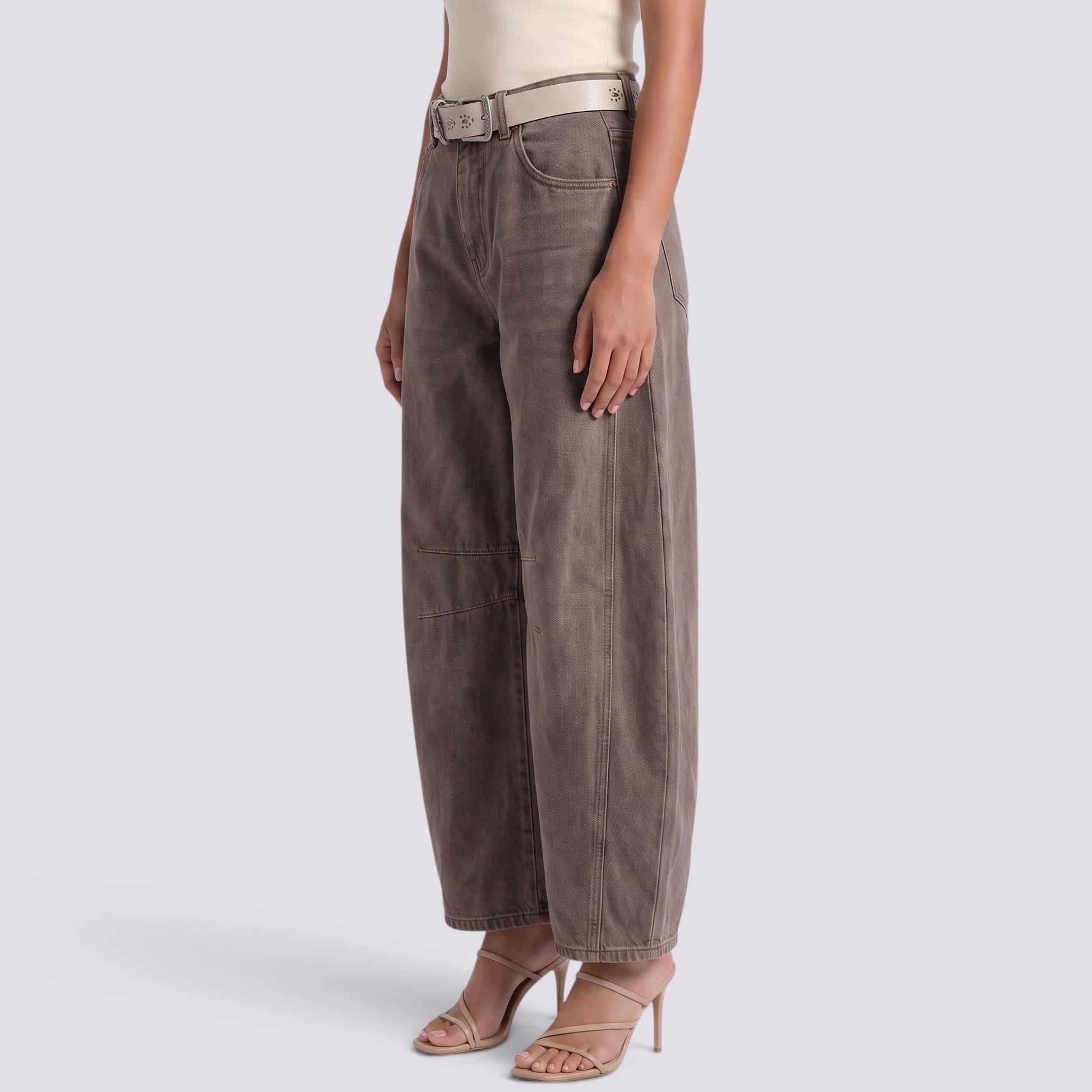 Pantalón Ancho Mujer Fluido Elegante