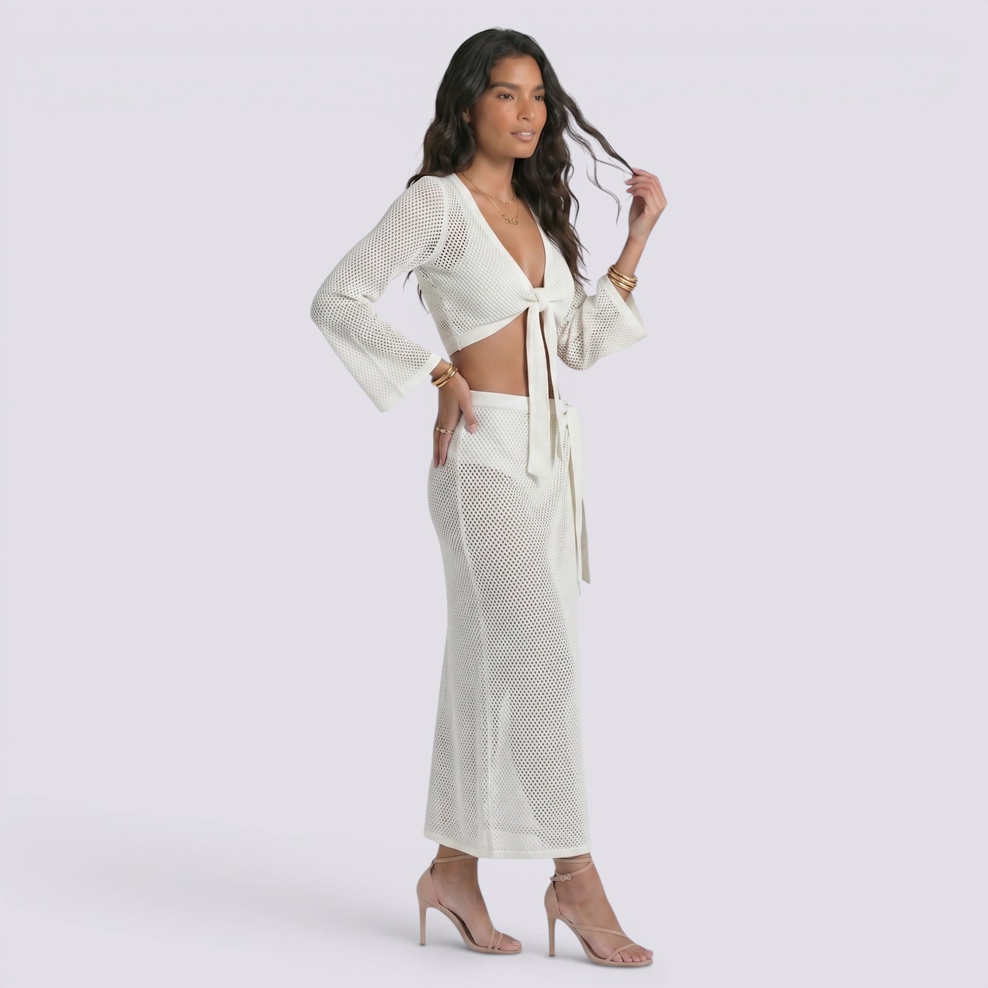 Conjunto de Falda y Top Mujer