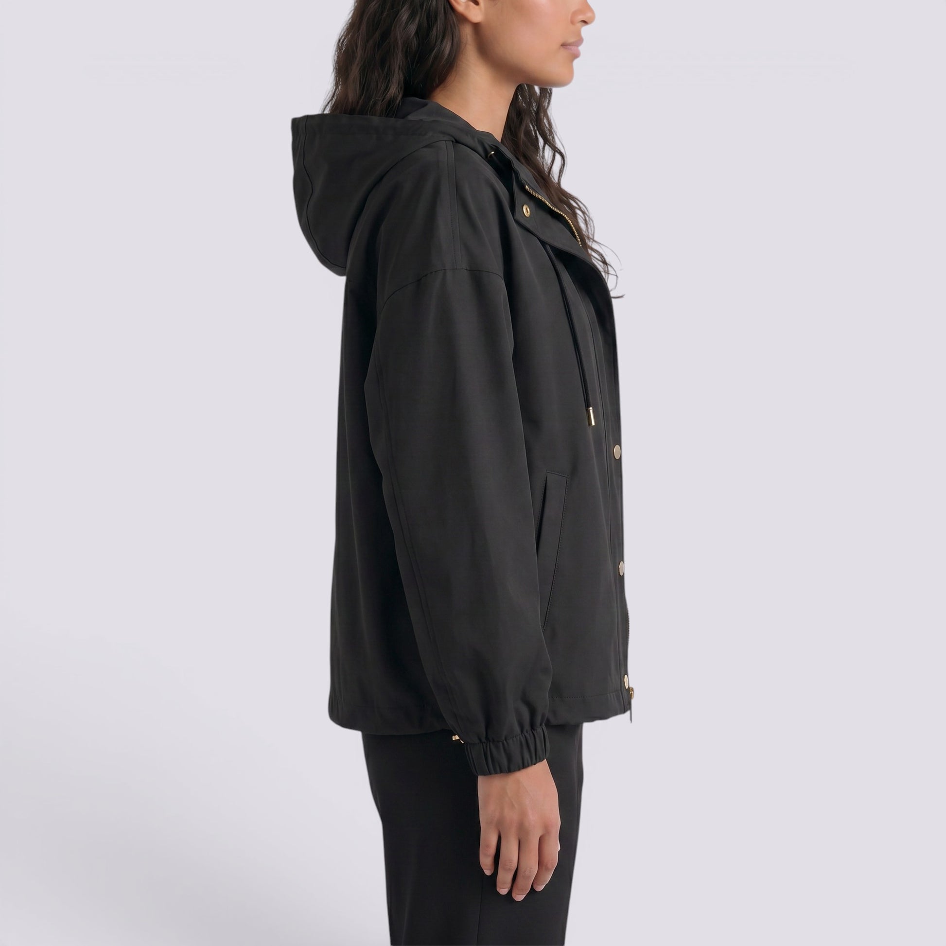 Chaqueta Abrigos Mujer Oversize con Capucha