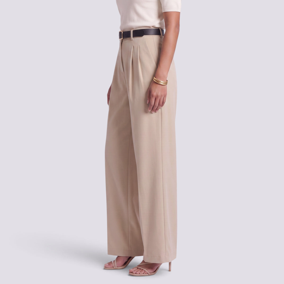 Pantalón Recto Mujer Cintura Alta