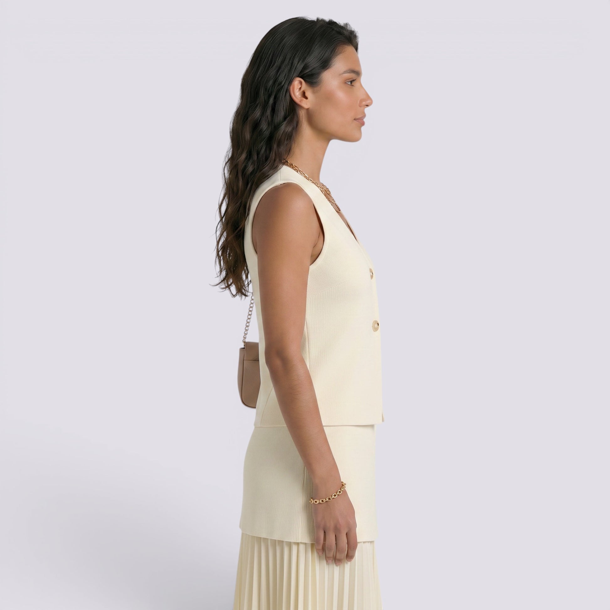 Top de Punto Mujer Elegante