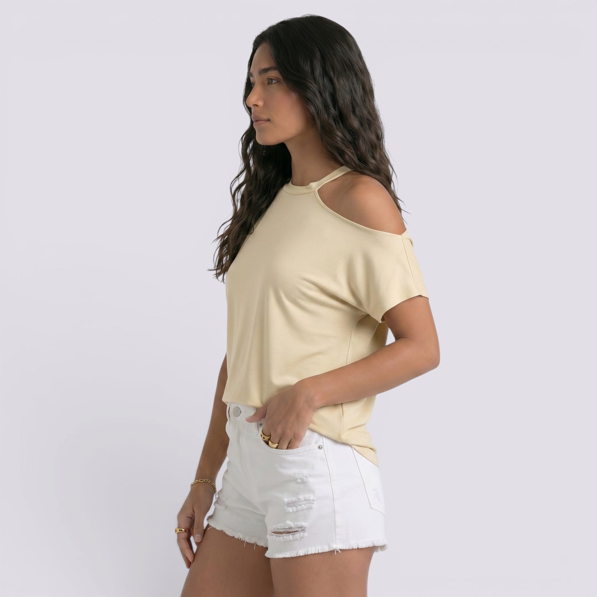 Camiseta Mujer Manga Larga Holgada