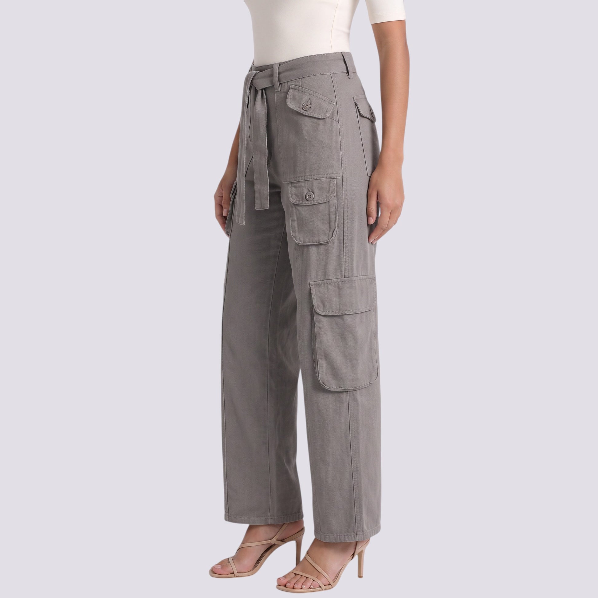 Pantalones Vaqueros Mujer Corte Recto