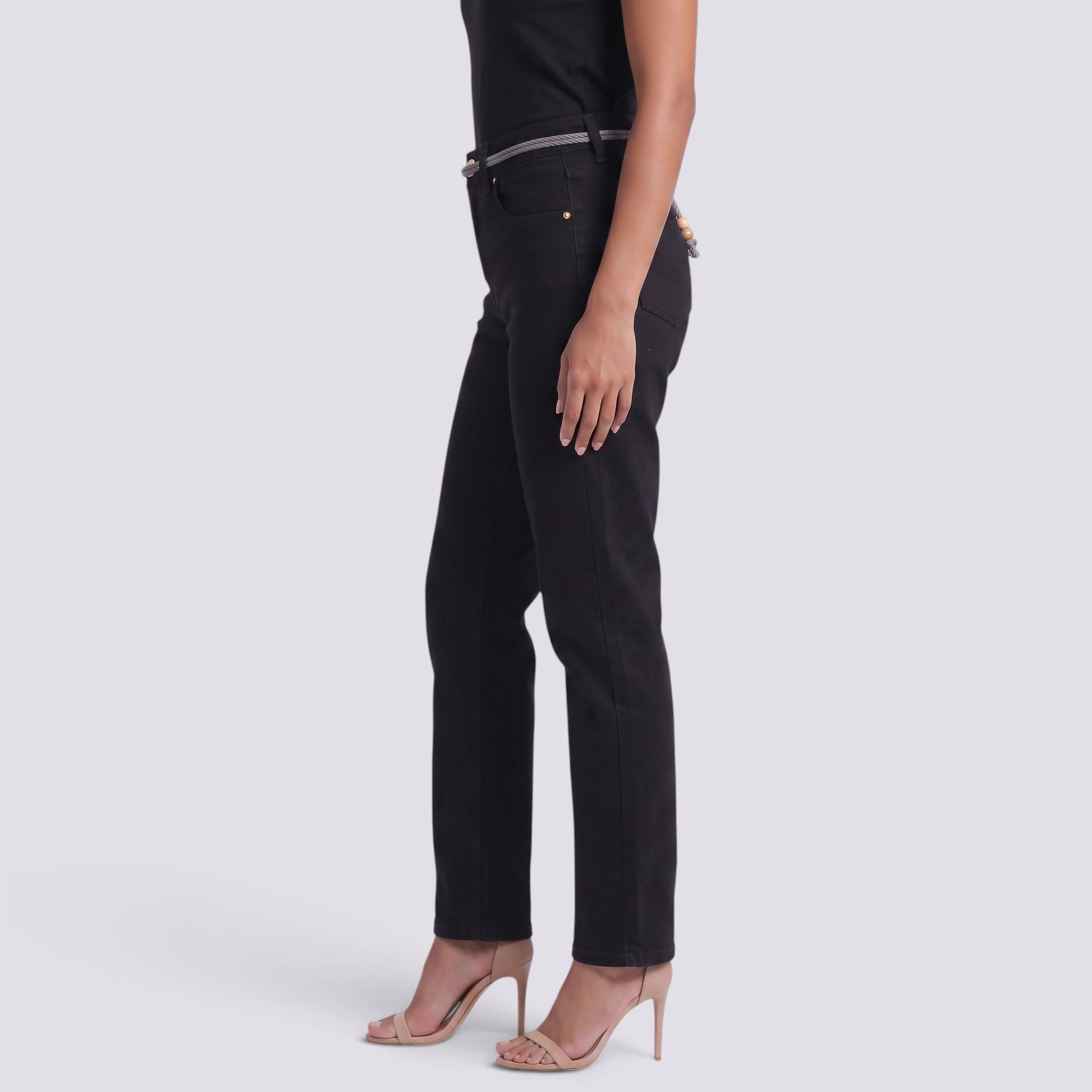 Pantalón Vaquero Mujer Recto Tiro Alto