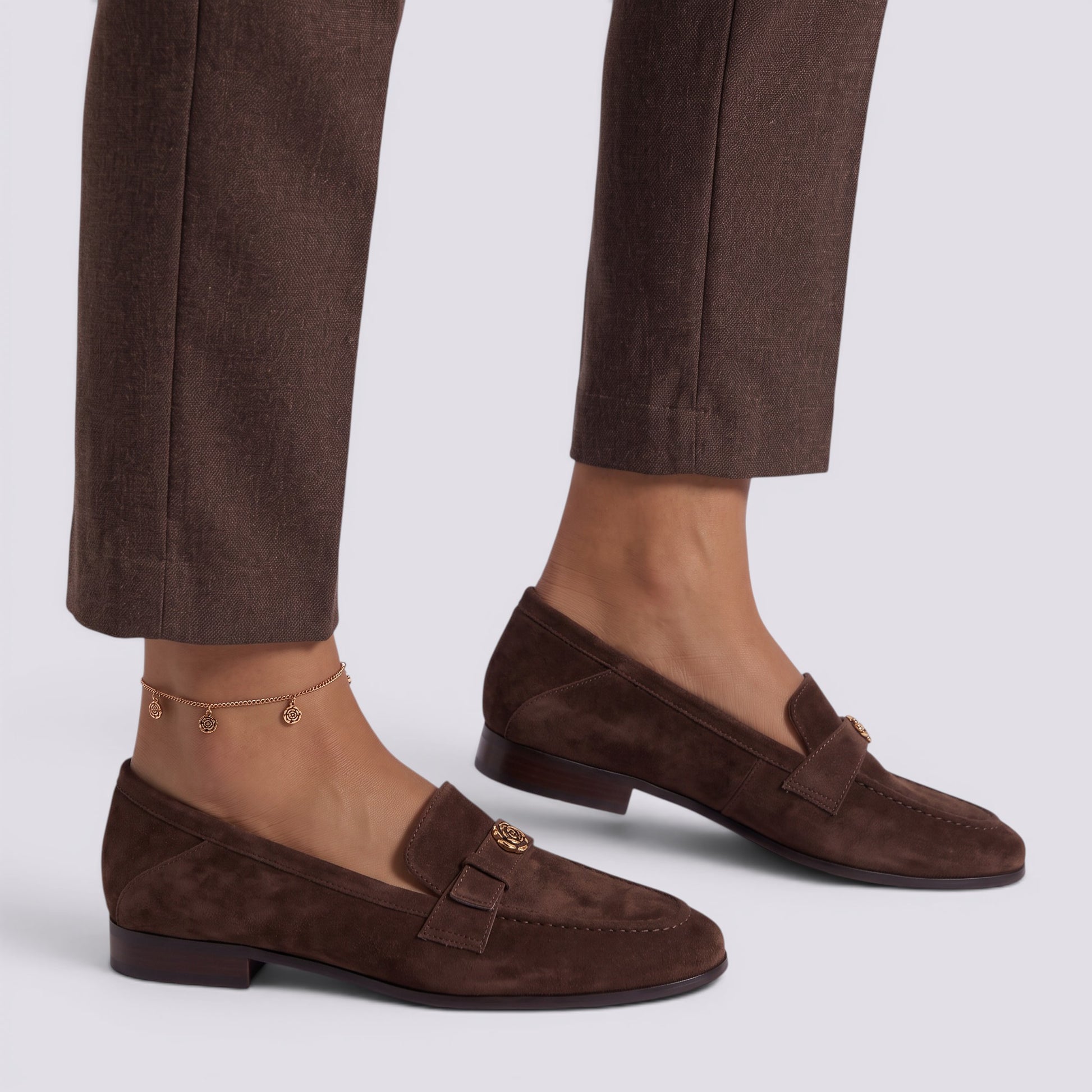 Zapatos Mujer Mocasines Tacón Bajo Elegantes