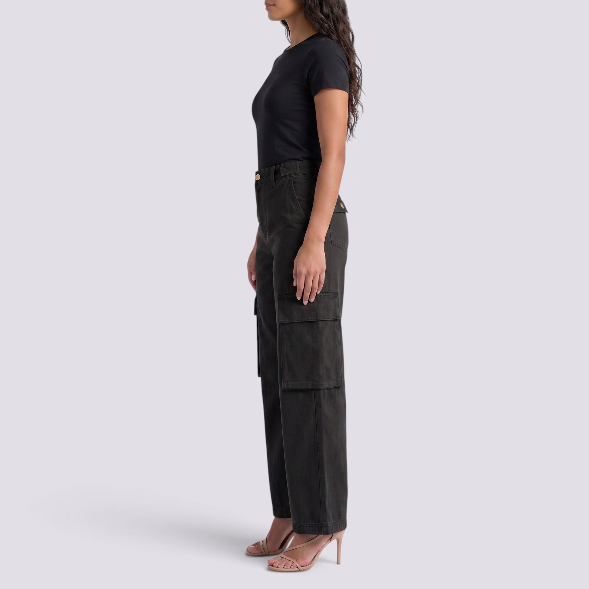 Vaqueros Cargo Mujer Multibolsillos