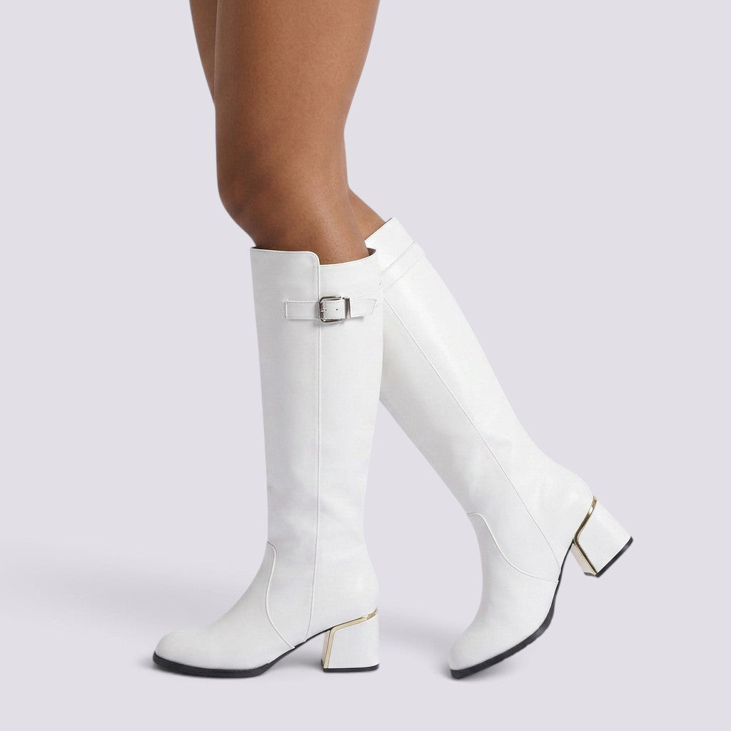 Botas Altas Mujer con Hebilla