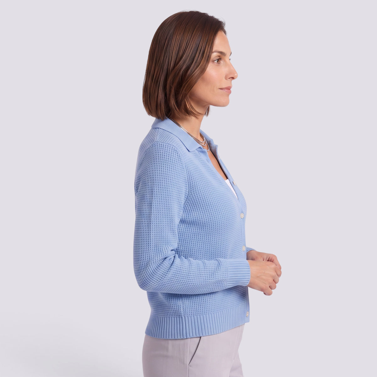 Cárdigan Mujer de Punto con Botones