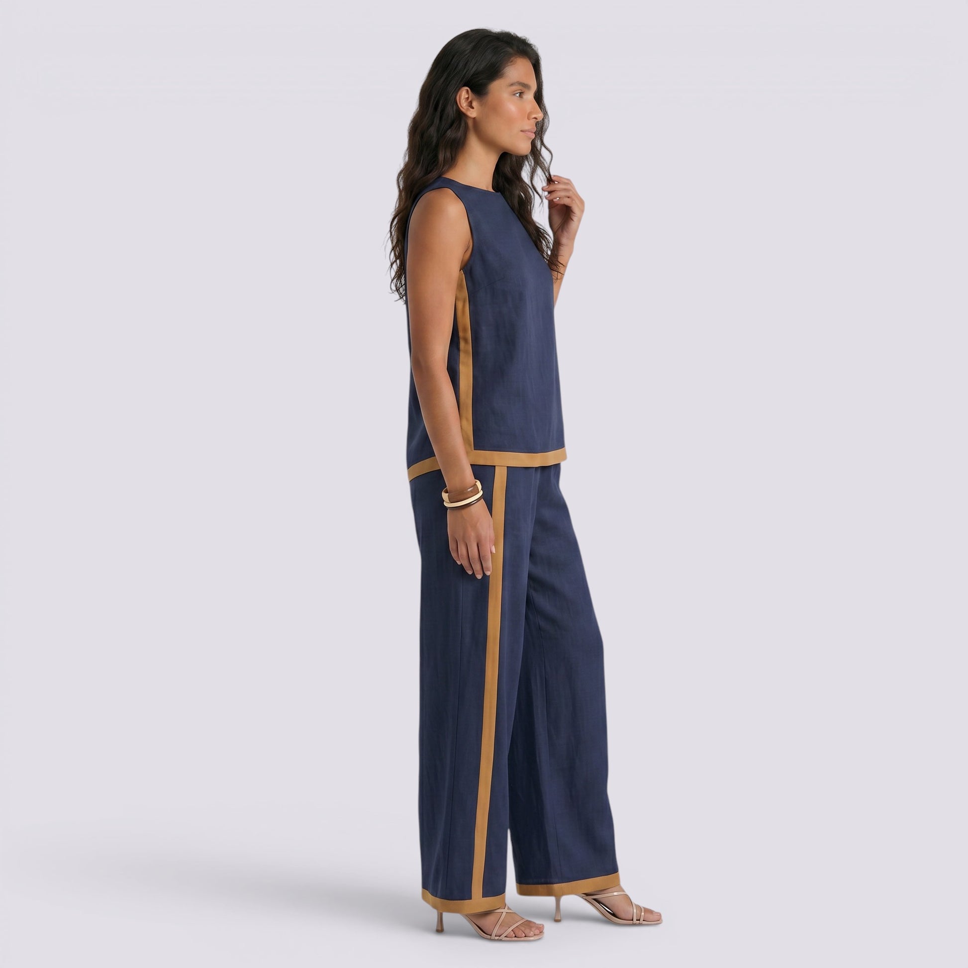 Conjunto Mujer Dos Piezas Elegante Verano