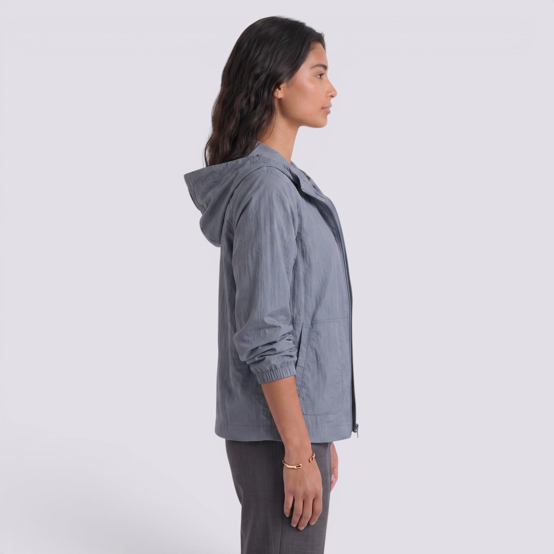 Chaqueta Mujer Ligera con Capucha