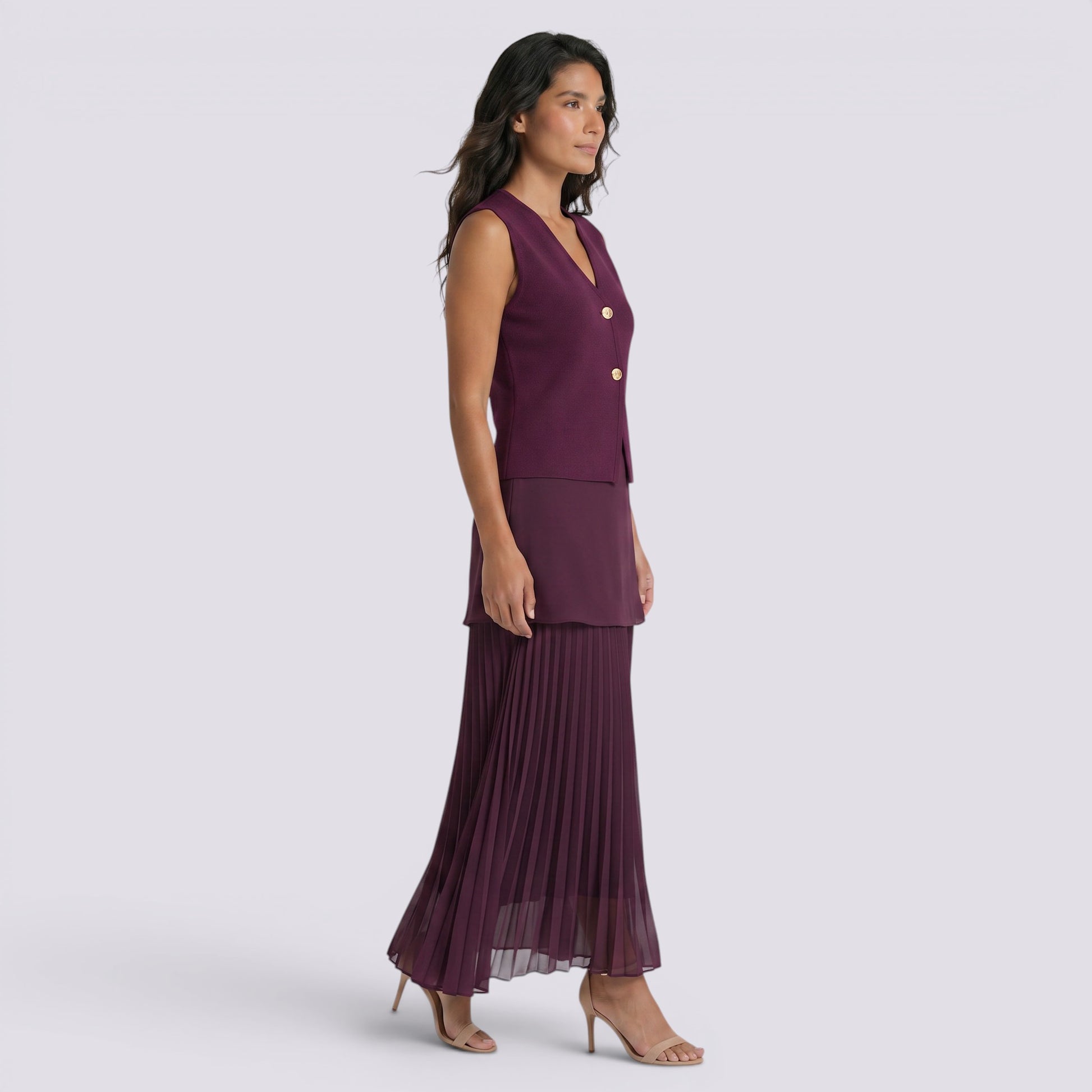 Conjunto Top y Falda Mujer Elegante