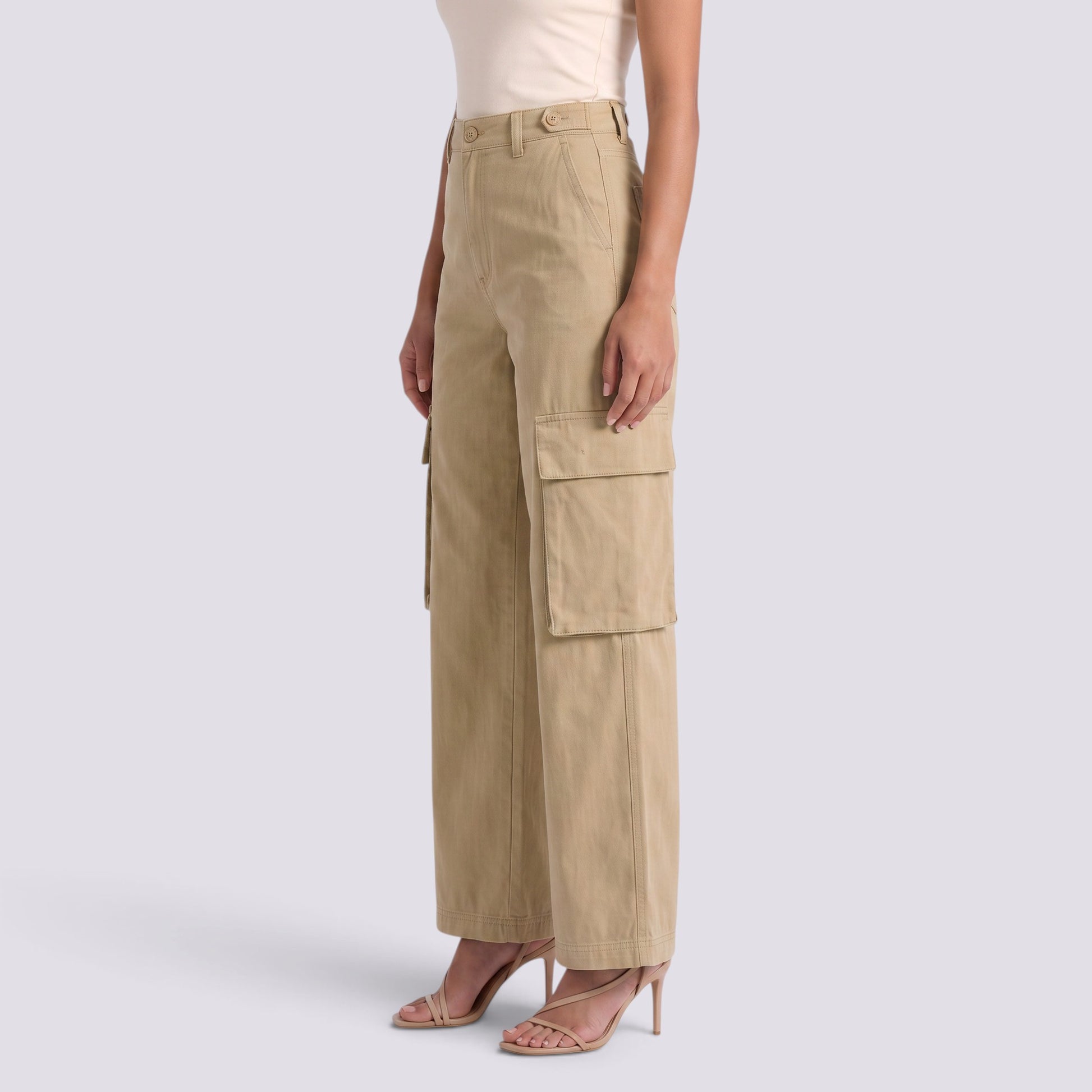 Vaqueros Cargo Mujer Multibolsillos