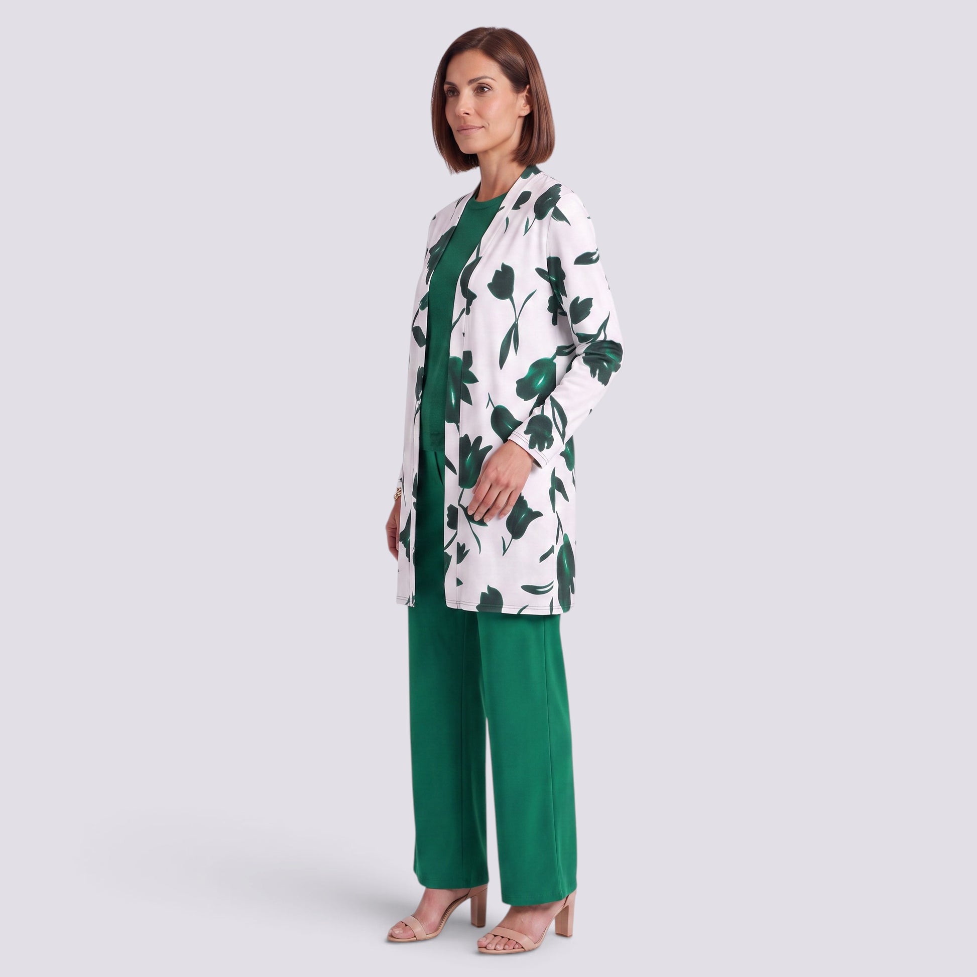 Conjunto Mujer Cárdigan y Pantalón Elegante