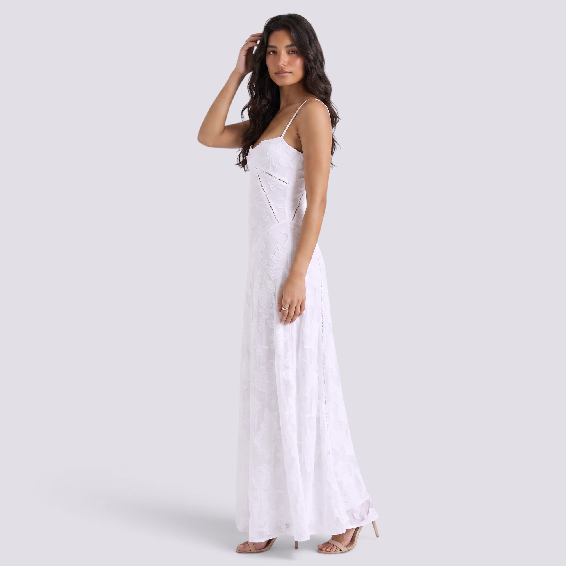 Vestido Fiesta Mujer Palabra de Honor Escote Recto