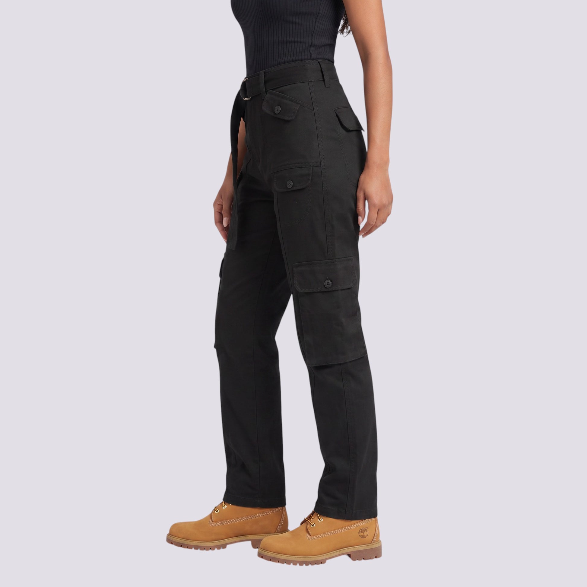 Vaqueros Cargo Mujer Efecto Lavado
