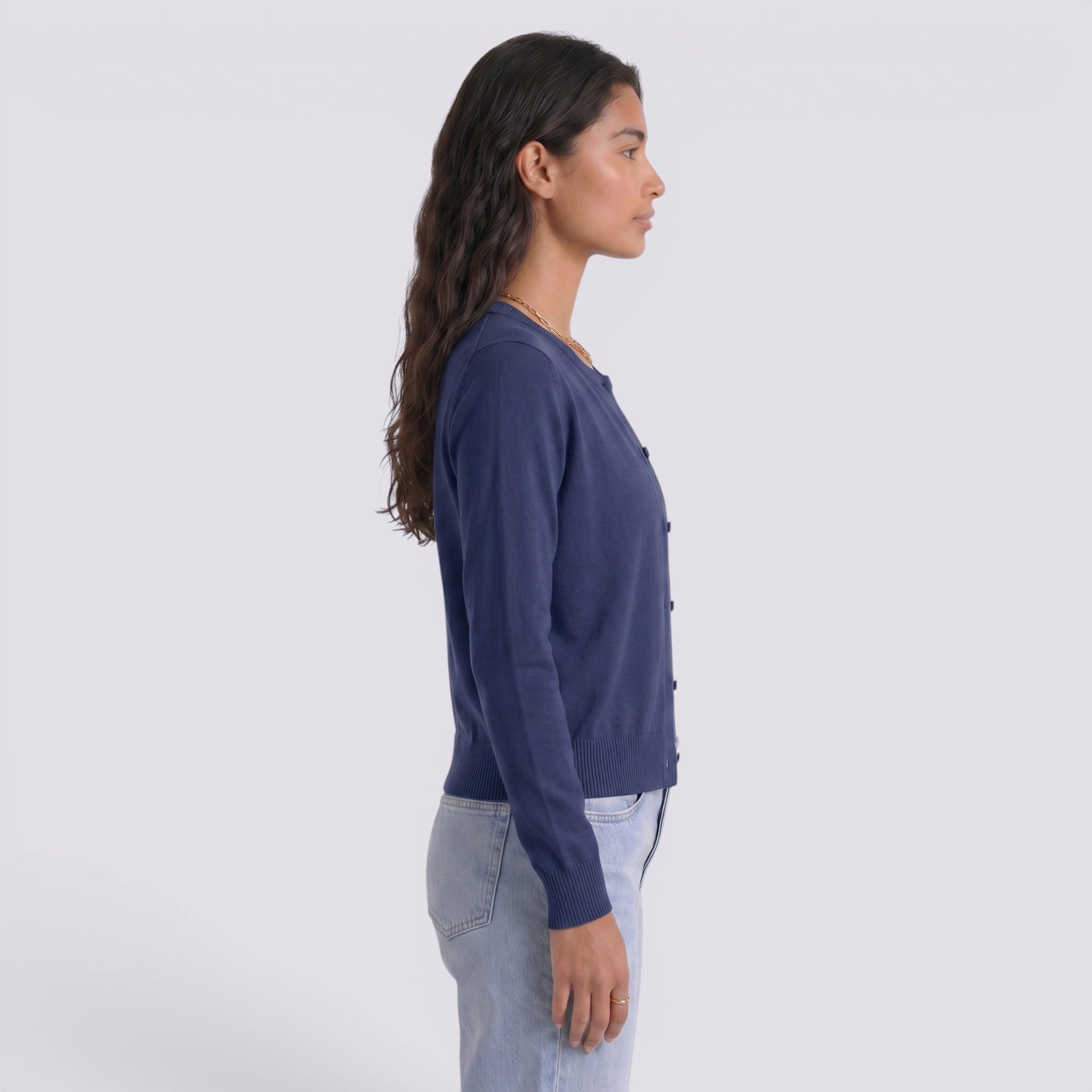 Cárdigan Mujer de Punto con Botones