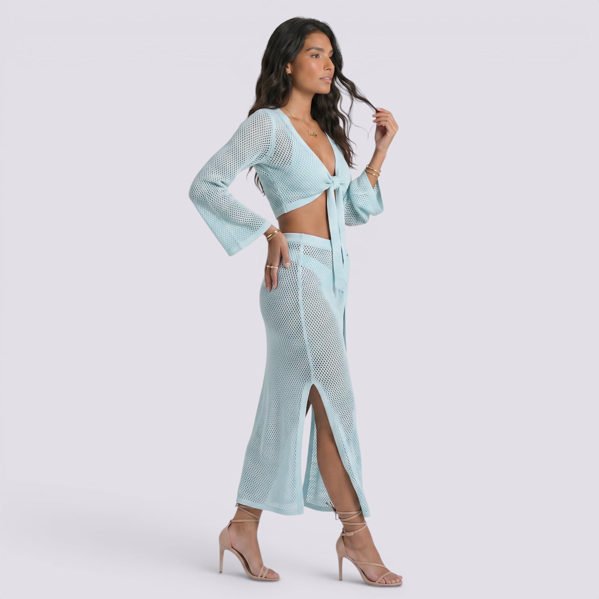 Conjunto de Falda y Top Mujer