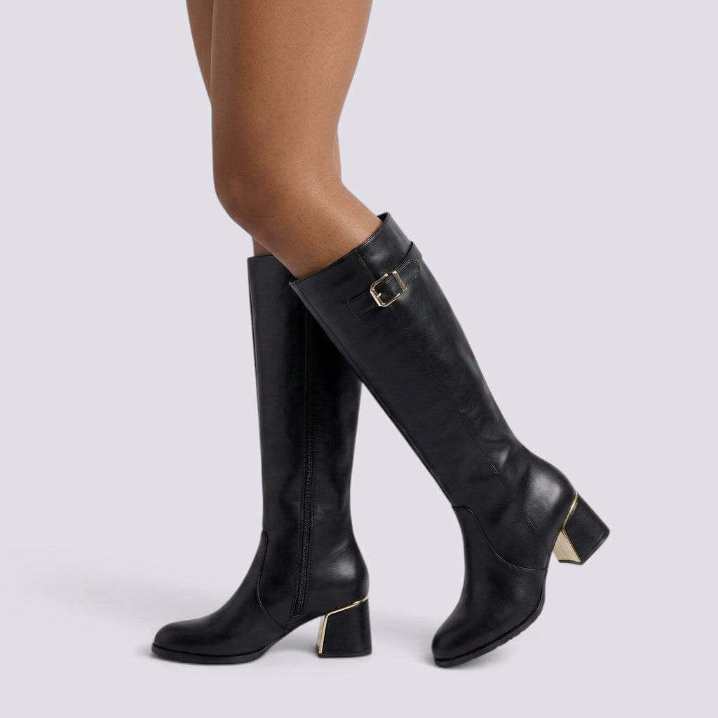 Botas Altas Mujer con Hebilla